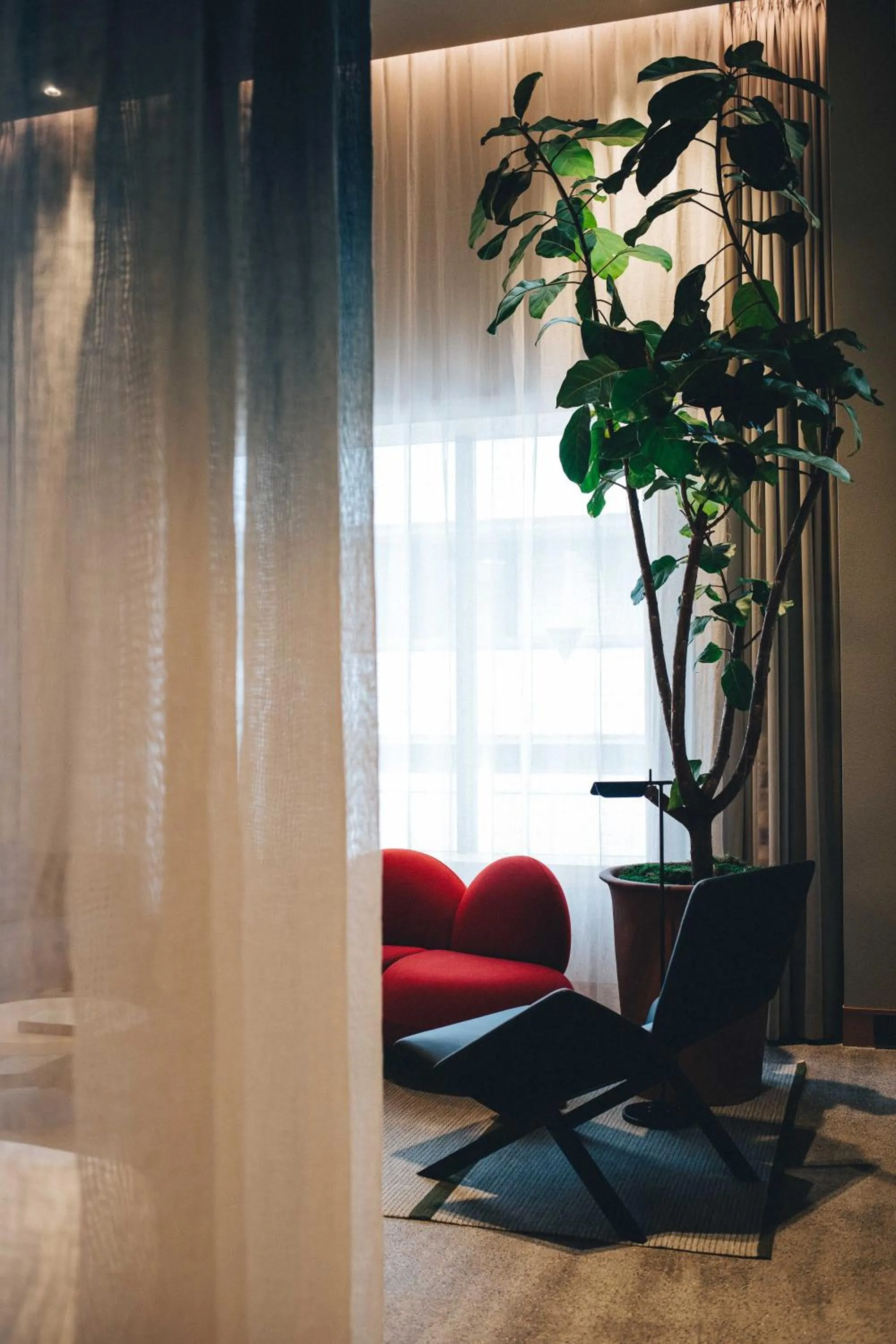 Seating area in Hotel K5