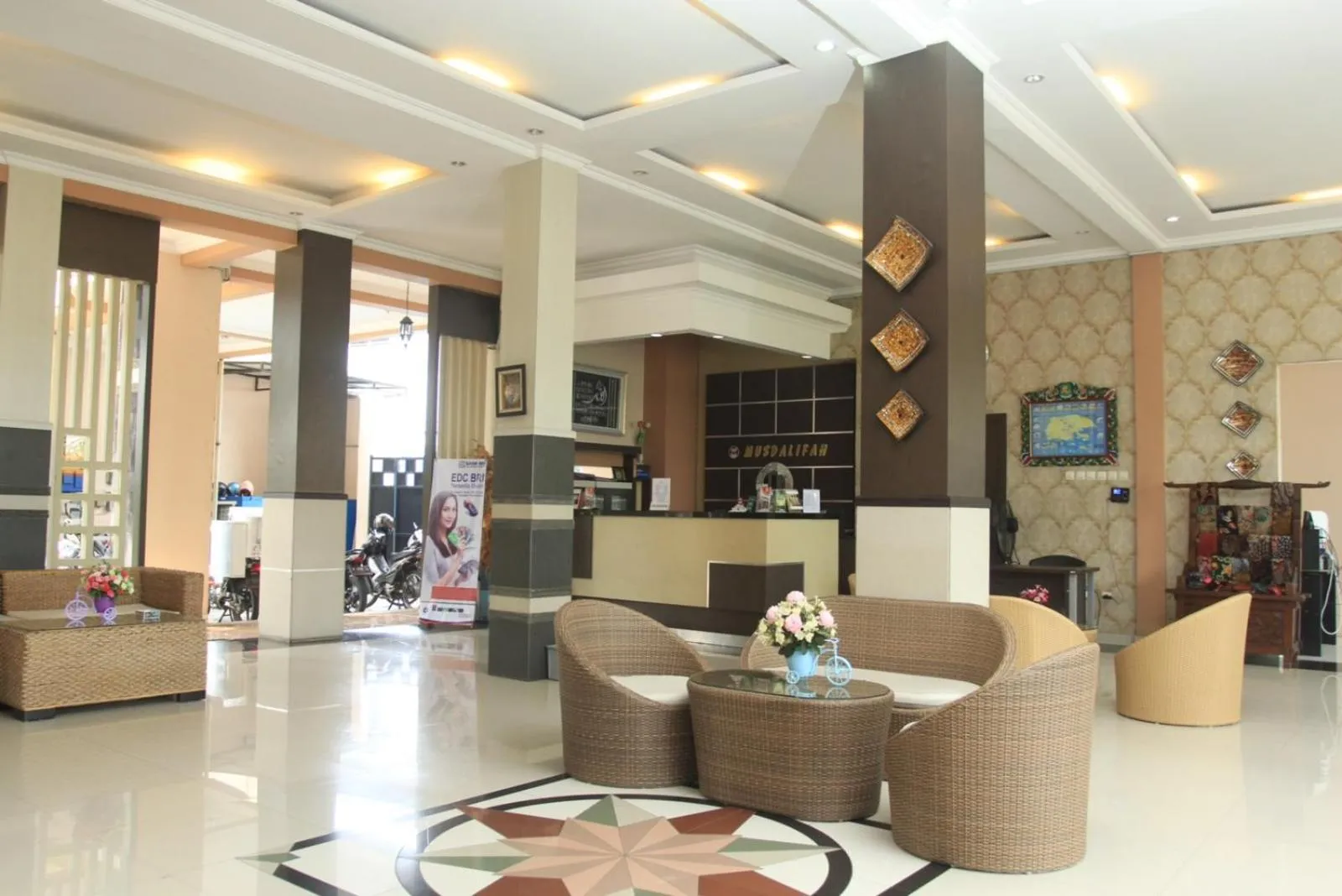Lobby or reception in Musdalifah Hotel