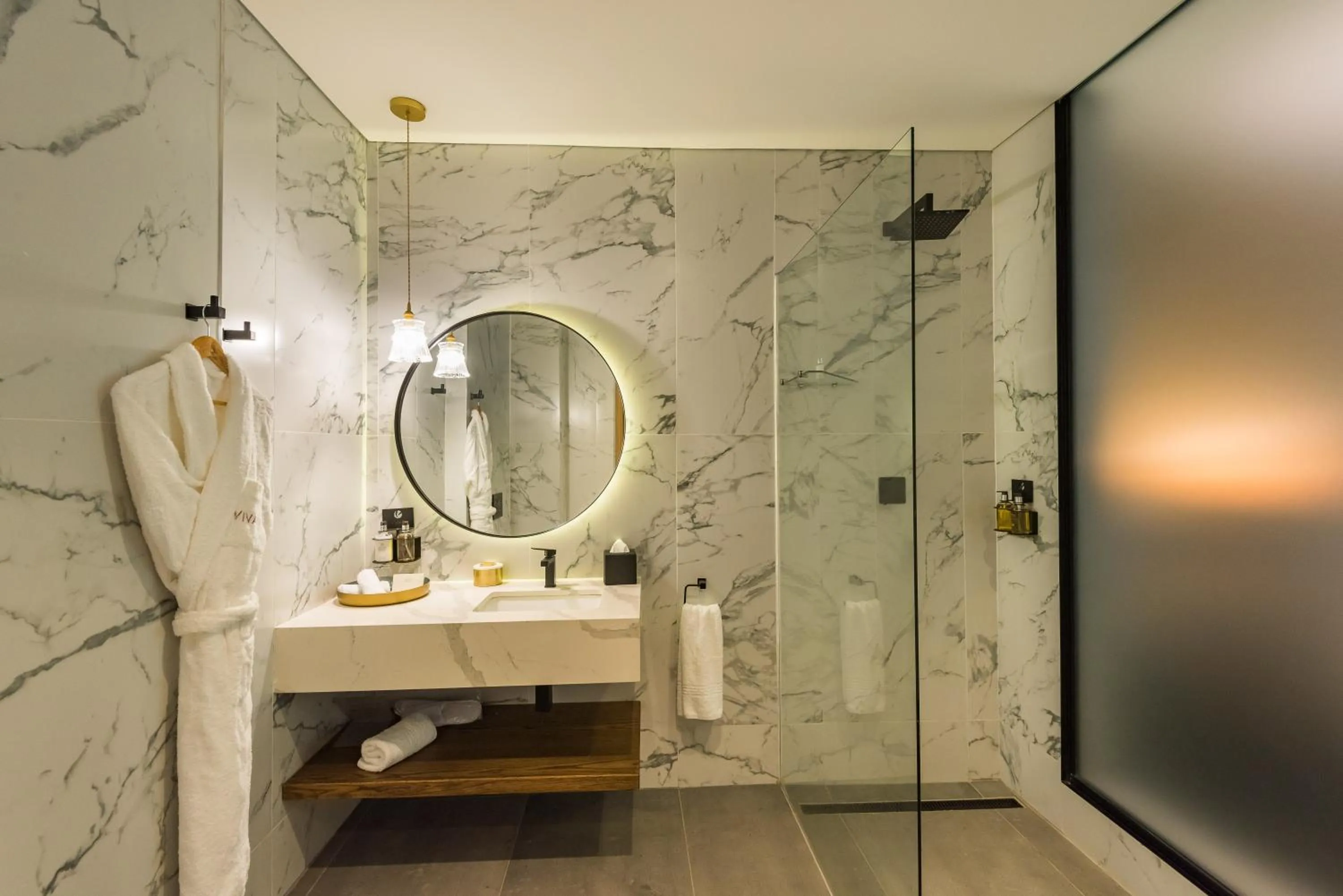 Bathroom in Vivari Hotel and Spa by Mantis