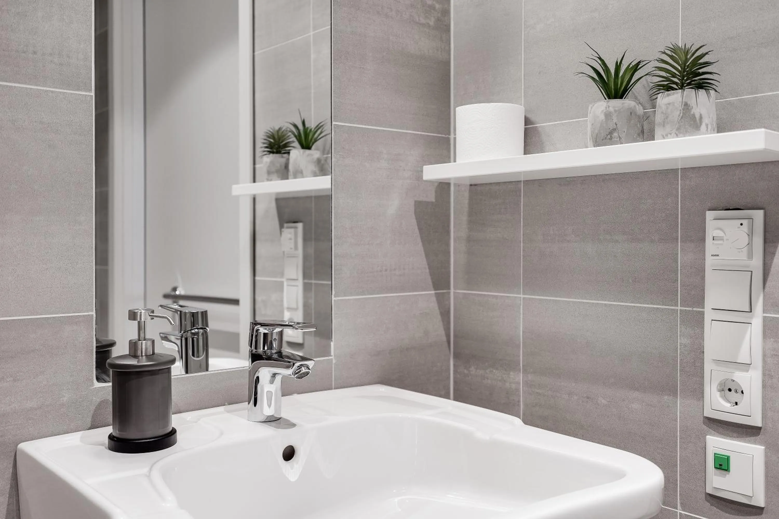 Bathroom in Forenom Hotels & Apartments Arlanda