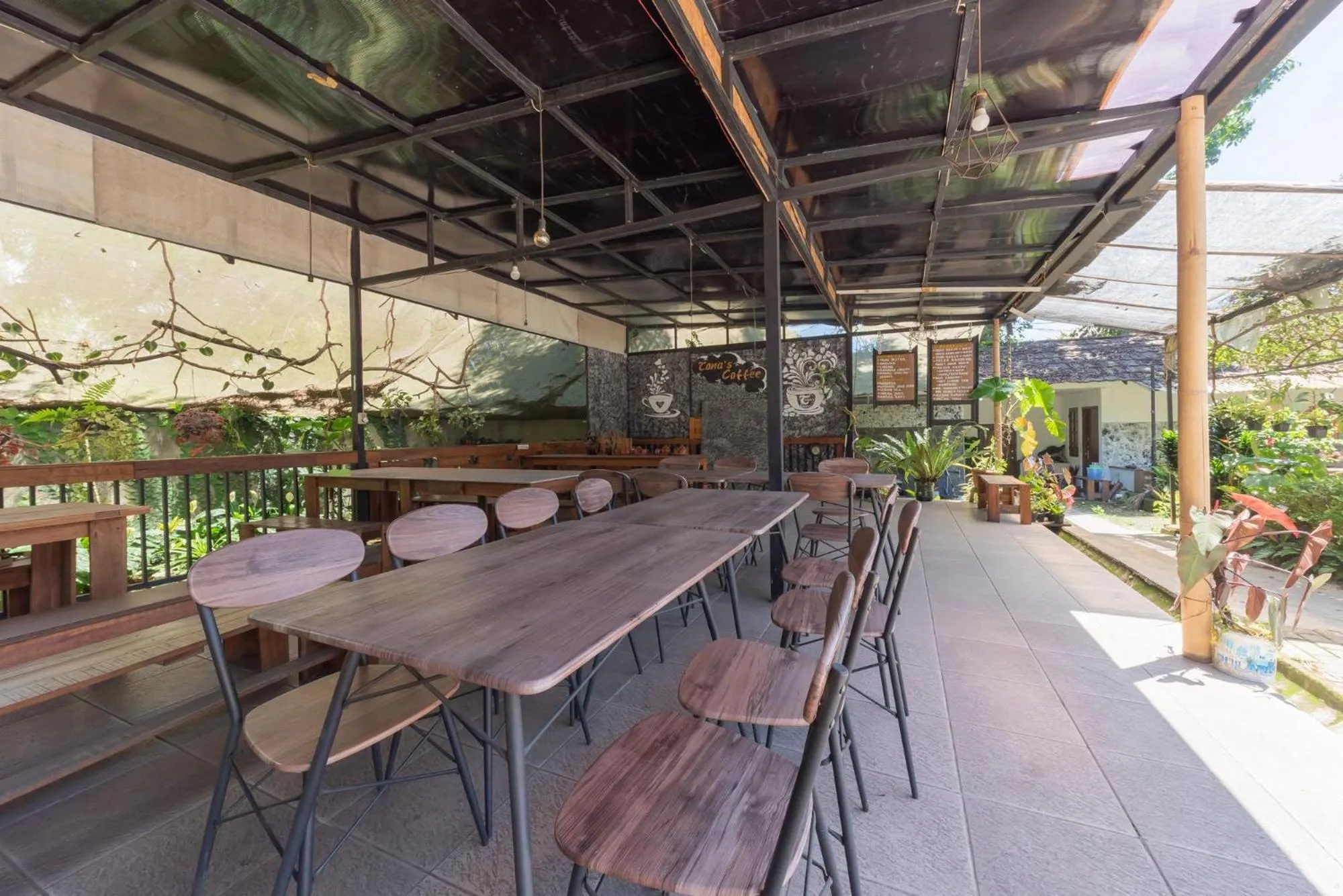 Seating area in Urbanview Maribaya Lembang Bandung