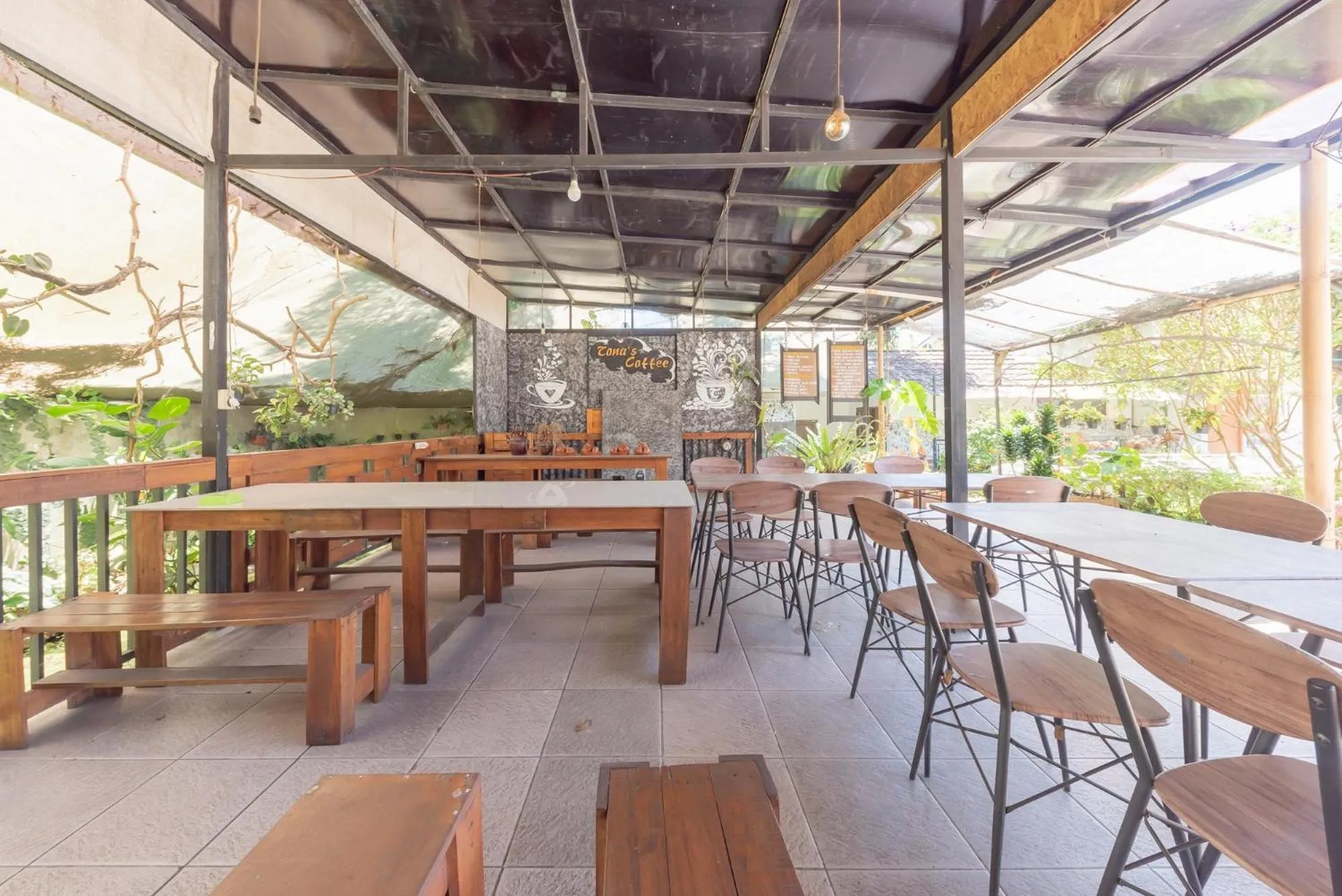 Seating area in Urbanview Maribaya Lembang Bandung