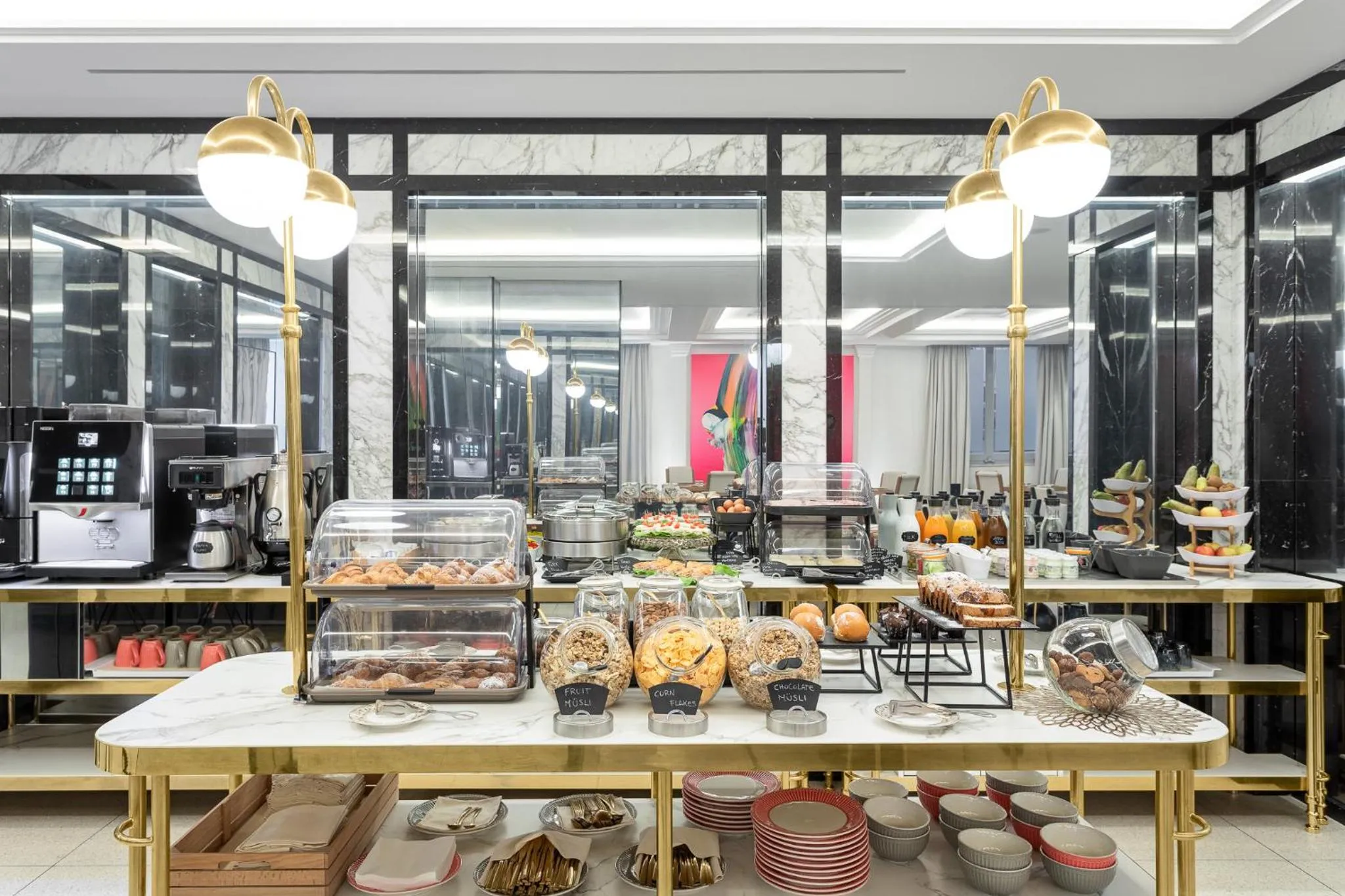 Breakfast in Room Mate Collection Filippo, Rome-Fontana di Trevi