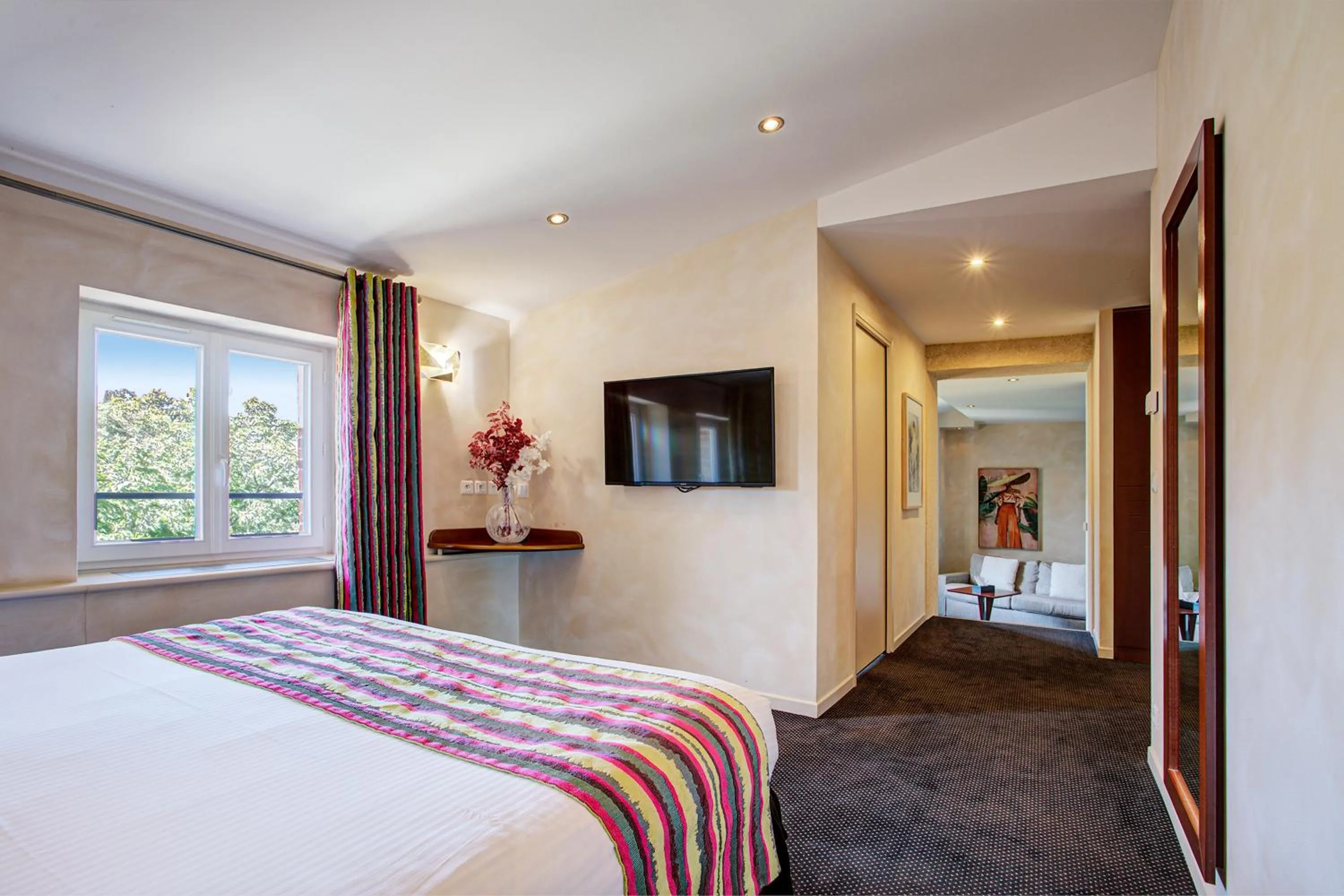 Bed in Auberge Du Roua