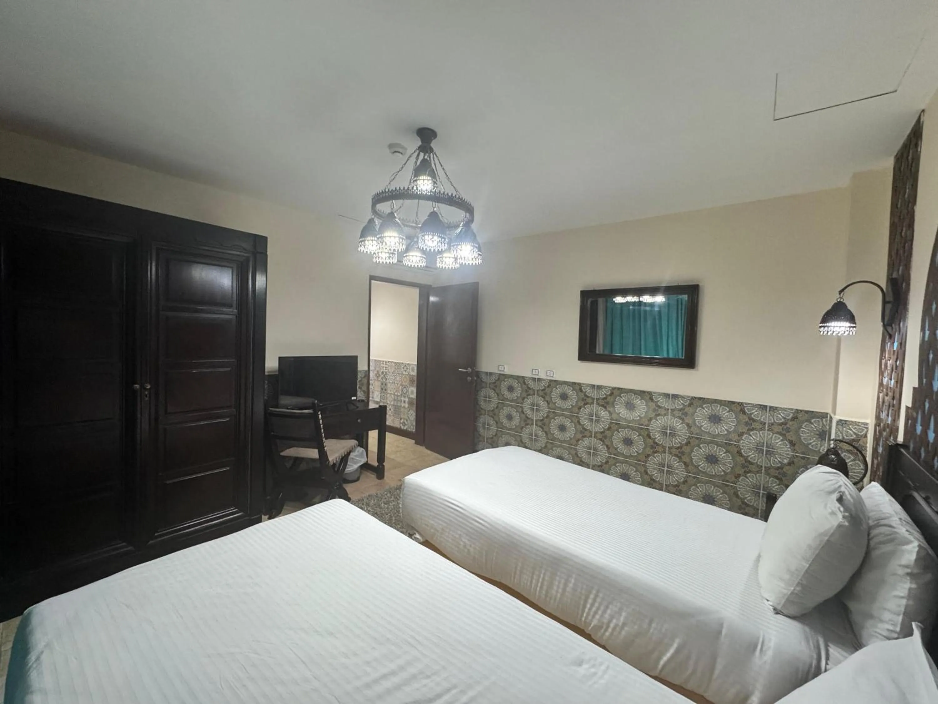 Bed in New Star Zamalek Hotel