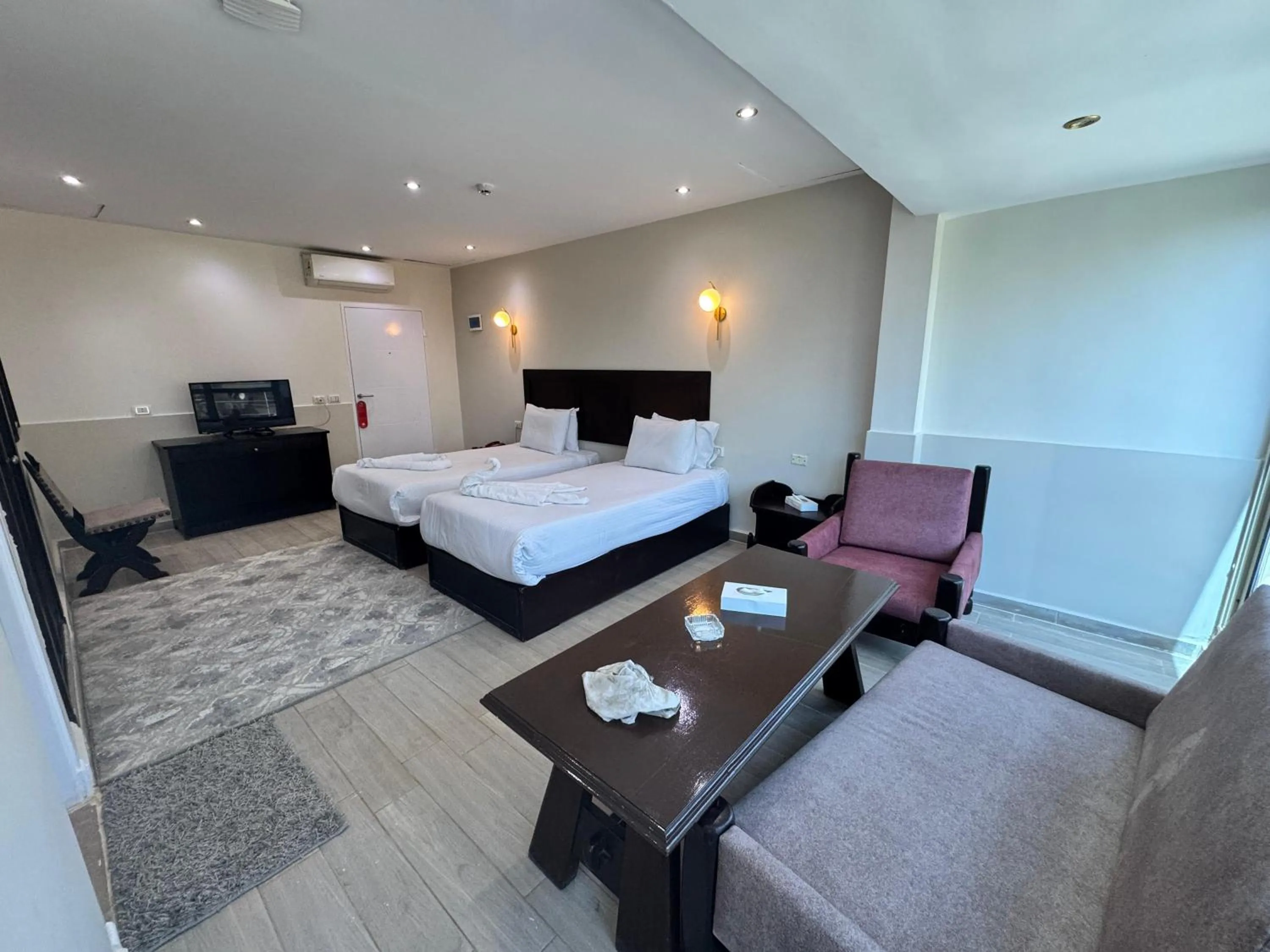 Bed in New Star Zamalek Hotel