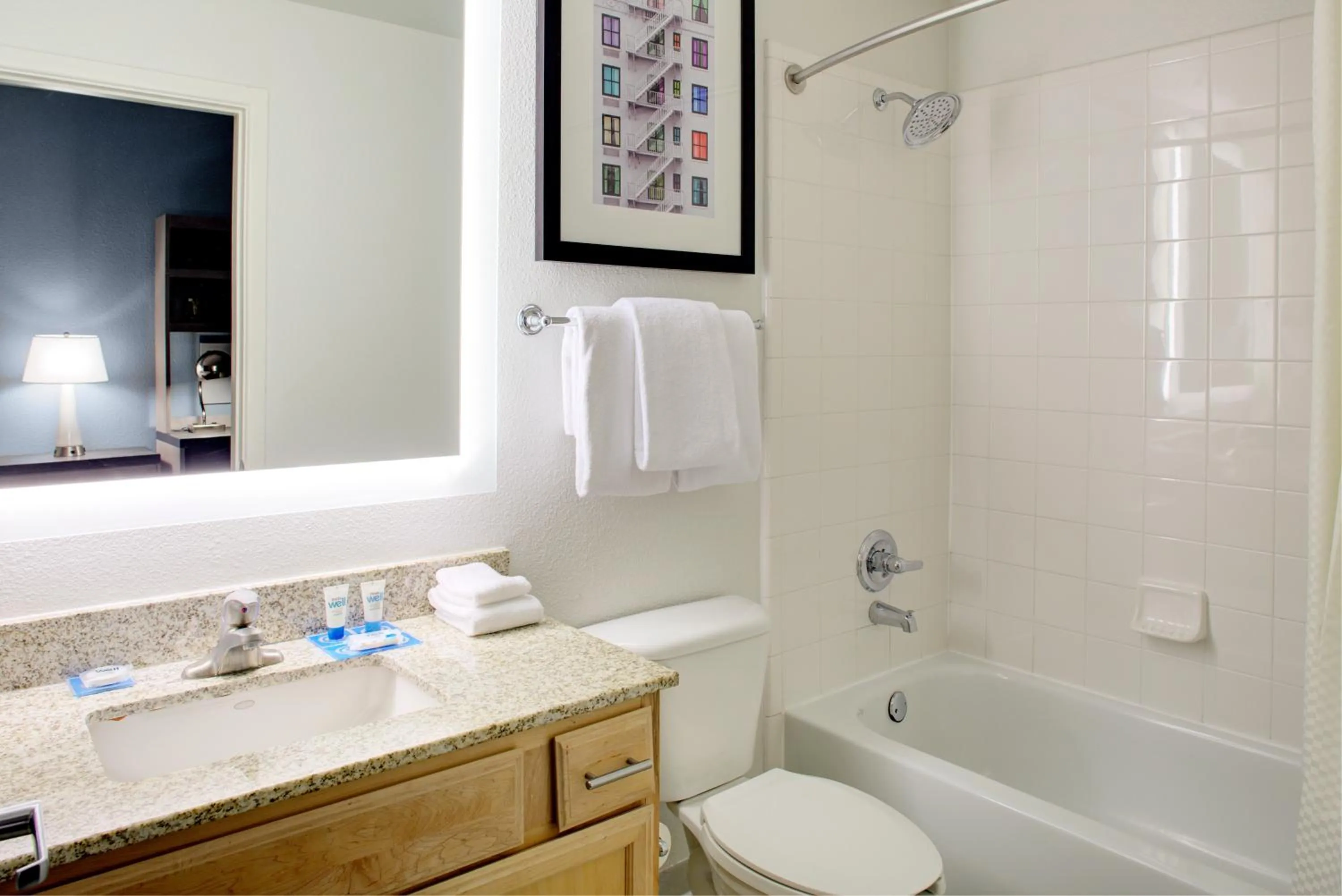 Toilet in Hyatt House Dallas Lincoln Park