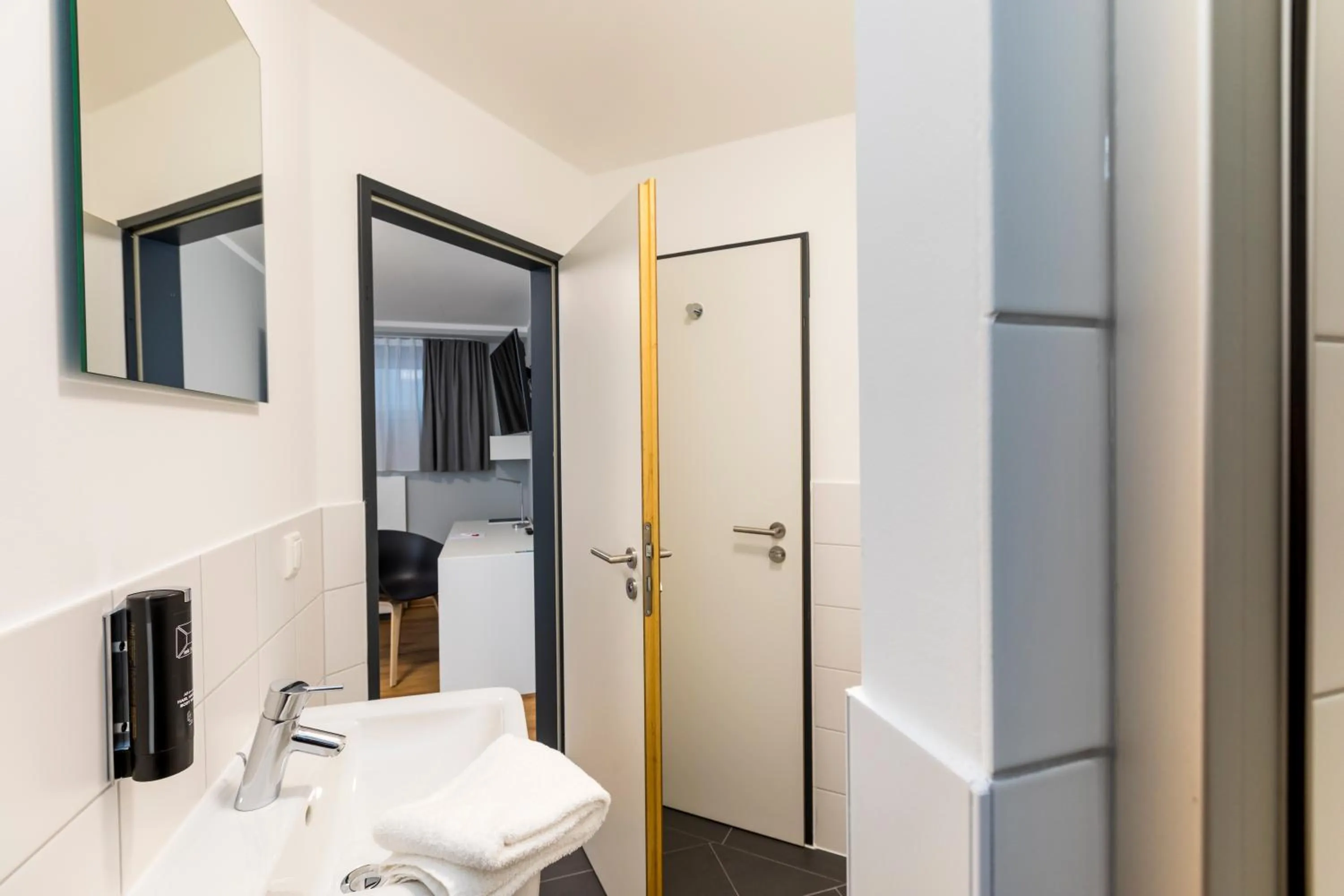 Bathroom in mk monteurzimmer eschborn