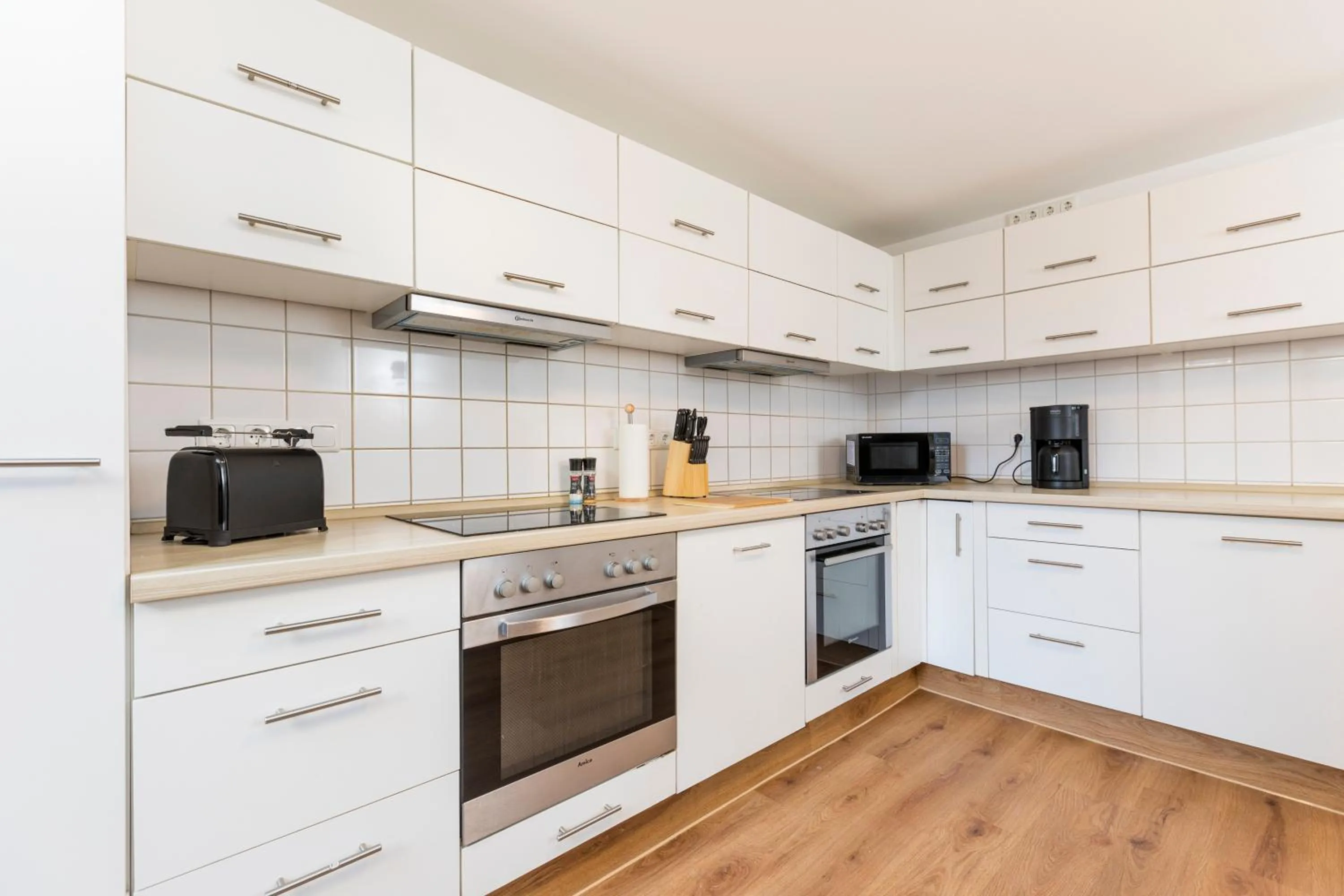 Kitchen or kitchenette in mk monteurzimmer eschborn