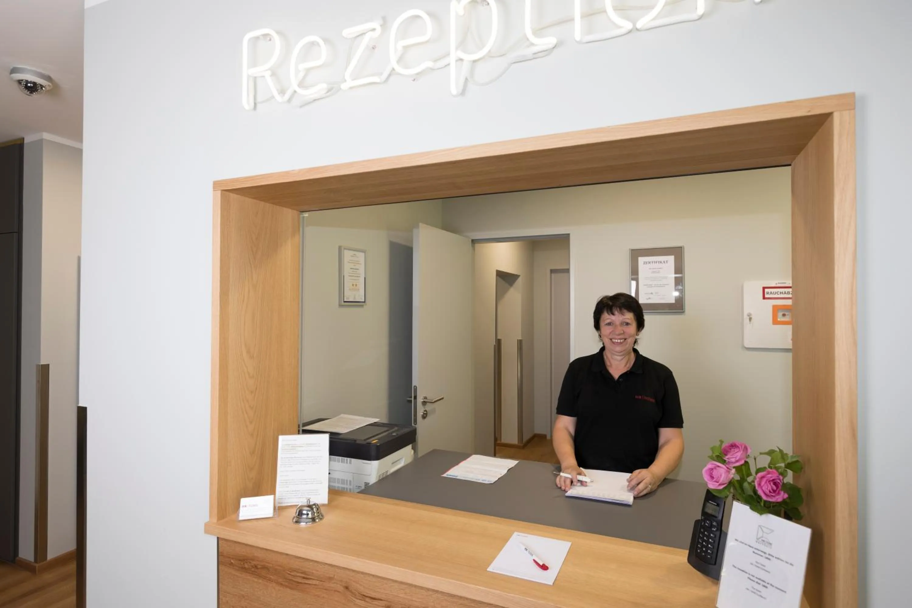 Lobby or reception in mk monteurzimmer eschborn