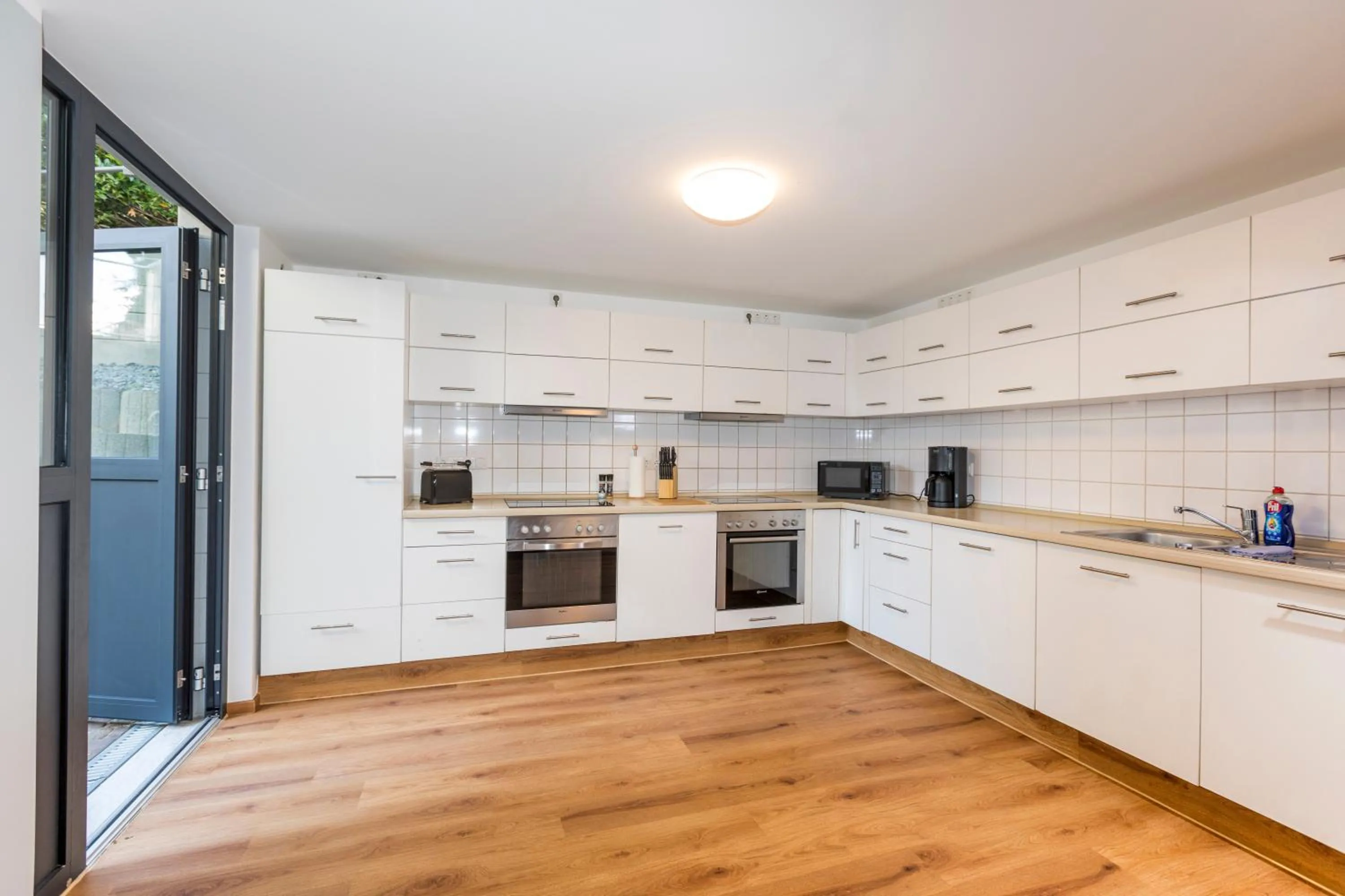 Kitchen or kitchenette in mk monteurzimmer eschborn