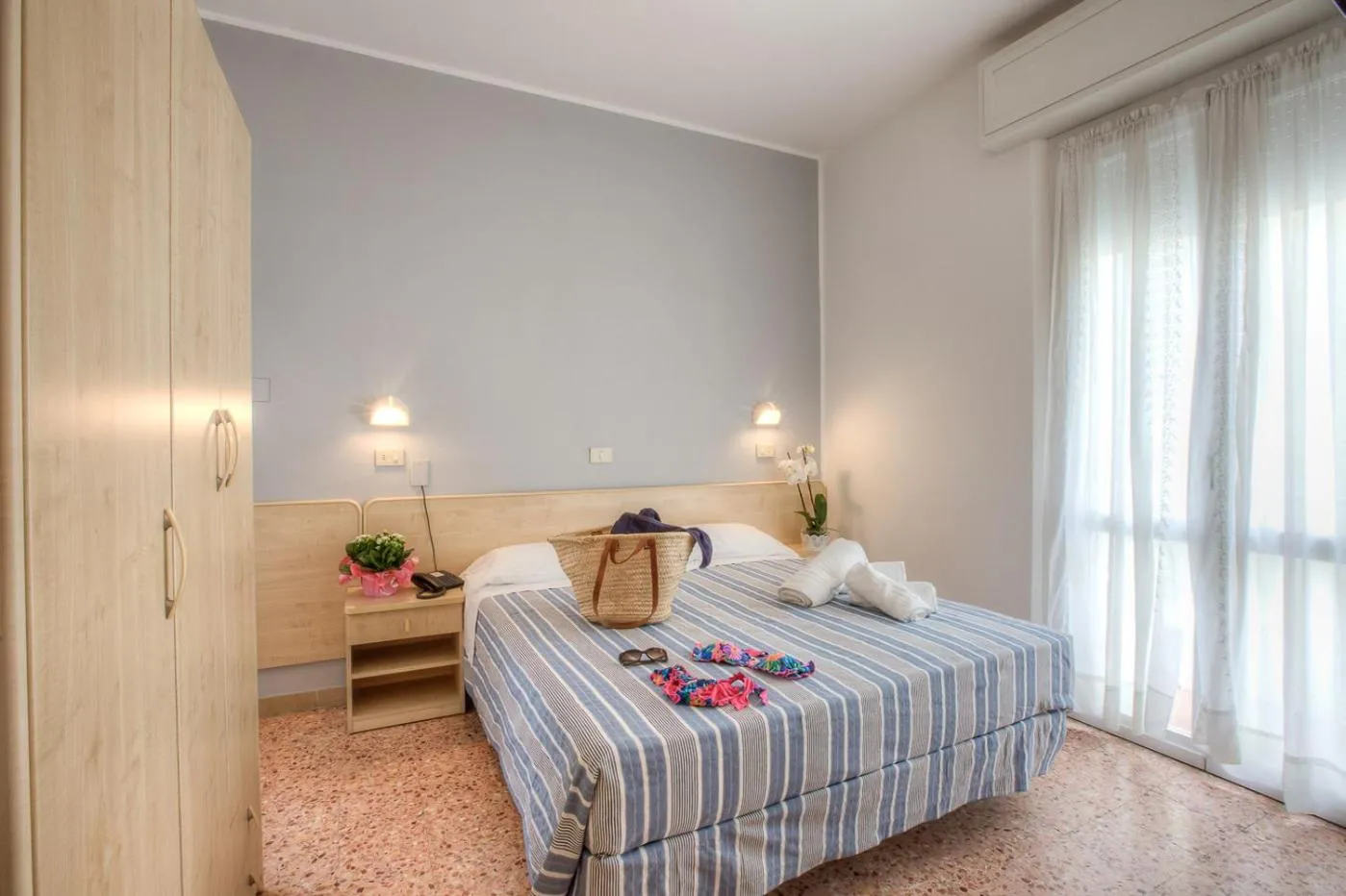 Bedroom, Bed in Hotel Nautico