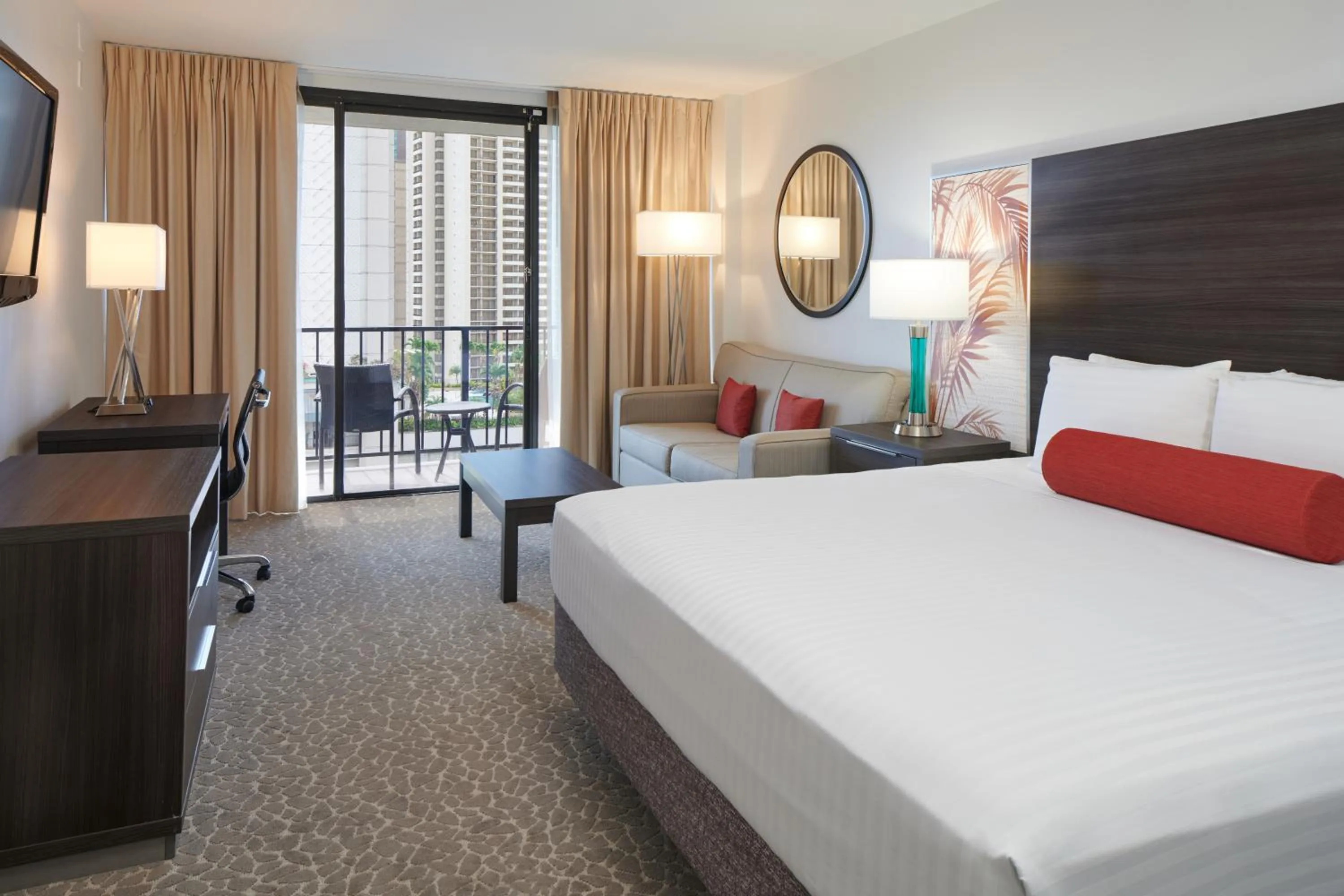 Bed in Aqua Palms Waikiki