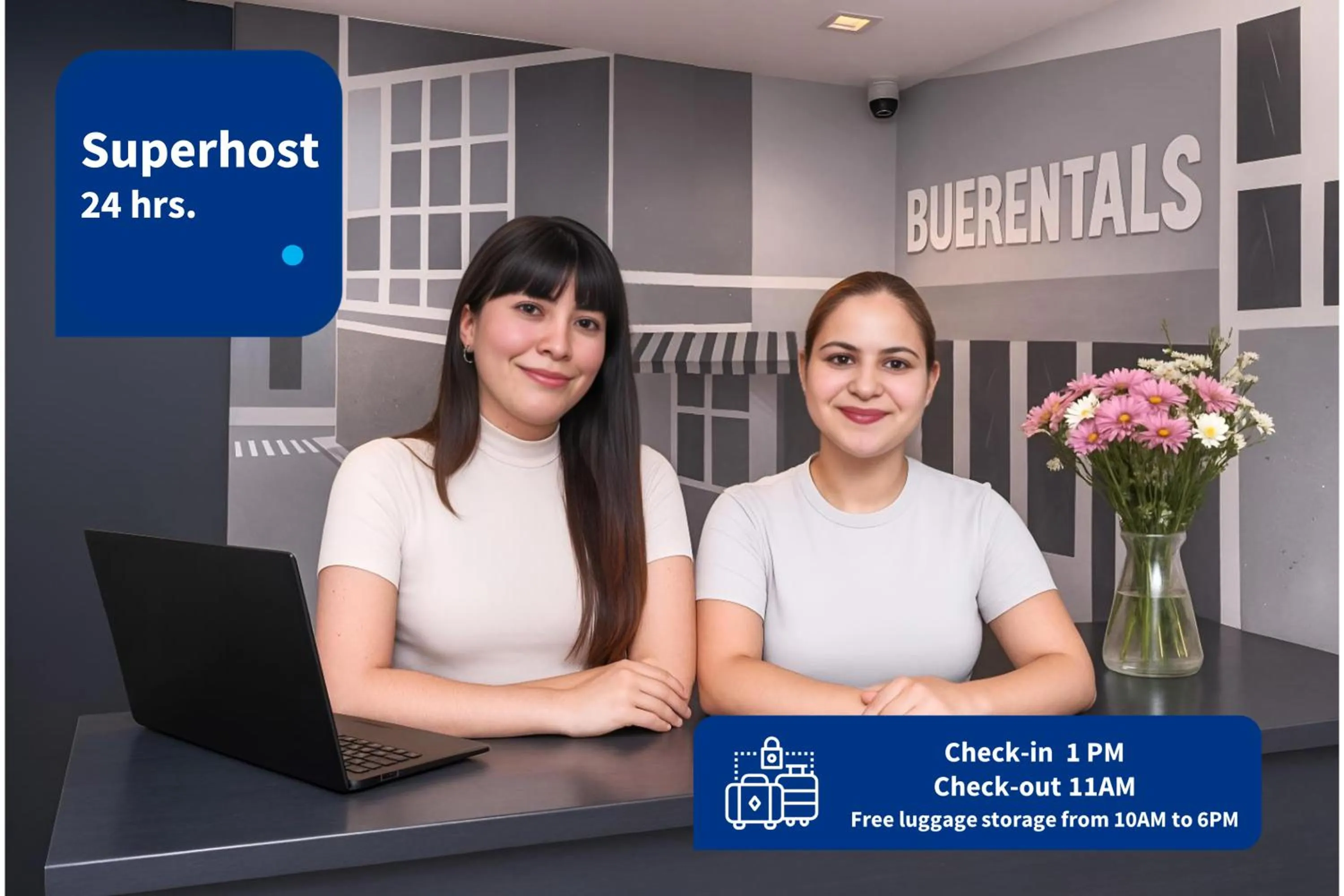 Staff in Luxury Apartments In Palermo - by BueRentals
