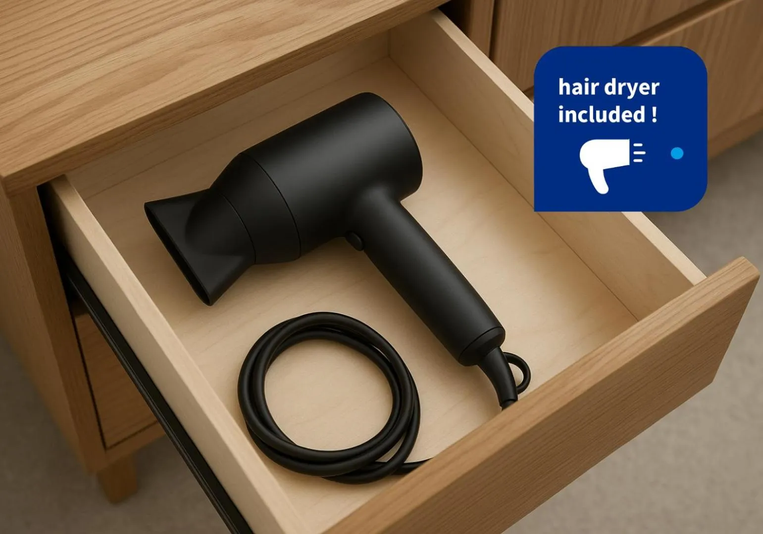 hair dryier in Luxury Apartments In Palermo - by BueRentals