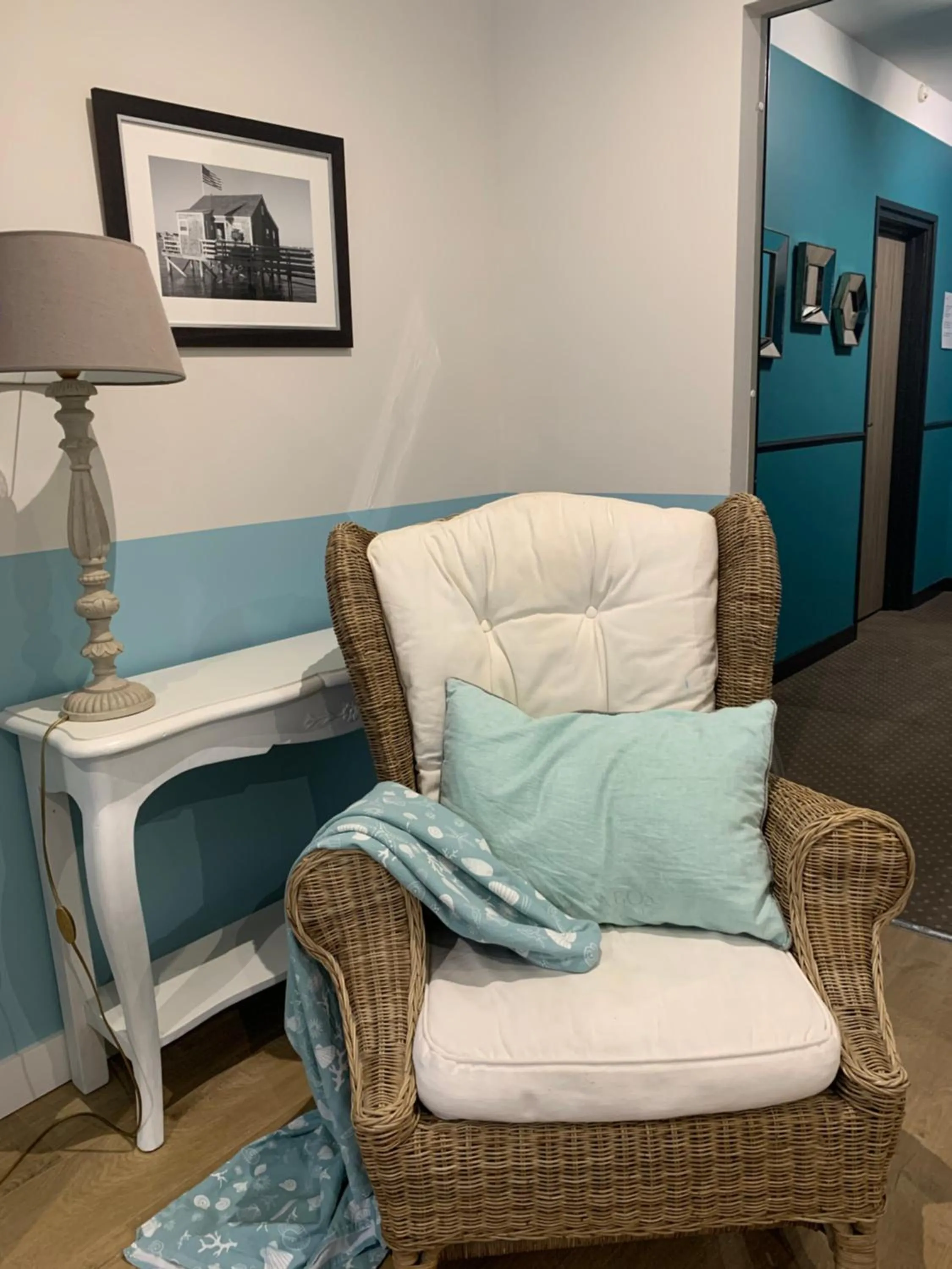 Decorative detail in Hotel Les Embruns