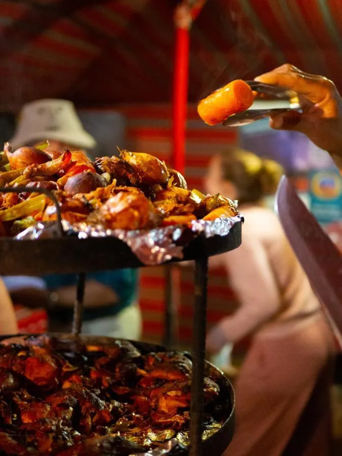 Food and drinks in WadiRum Mobile Camp