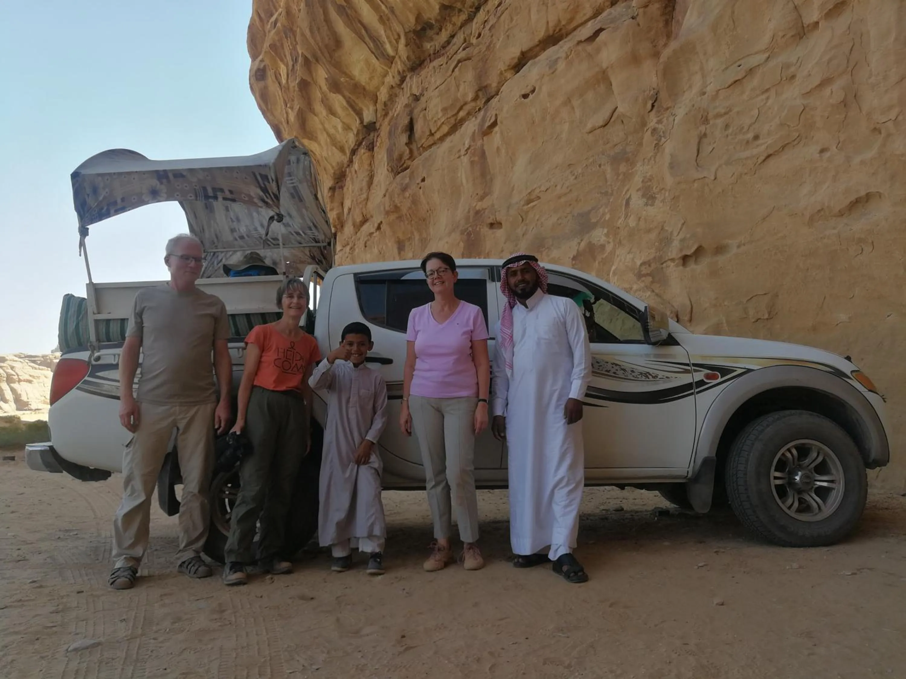 Staff in WadiRum Mobile Camp