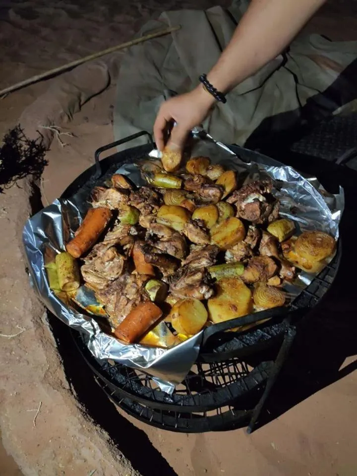 BBQ facilities in WadiRum Mobile Camp