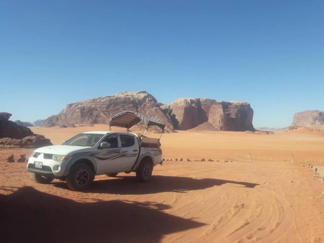Natural landscape in WadiRum Mobile Camp