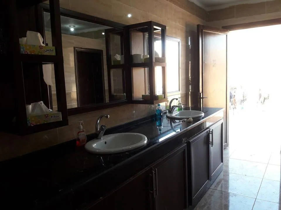 Bathroom in WadiRum Mobile Camp