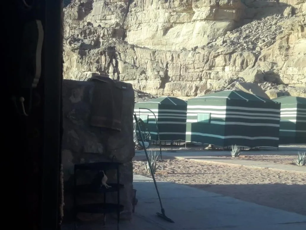 Natural landscape in WadiRum Mobile Camp