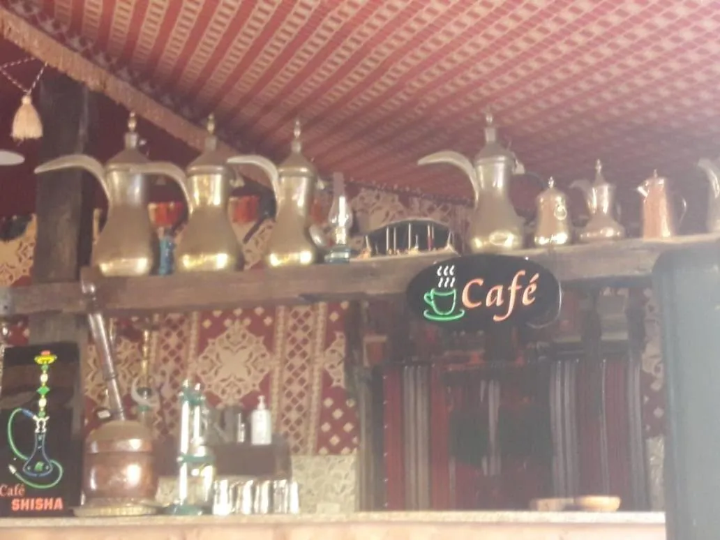 Drinks in WadiRum Mobile Camp