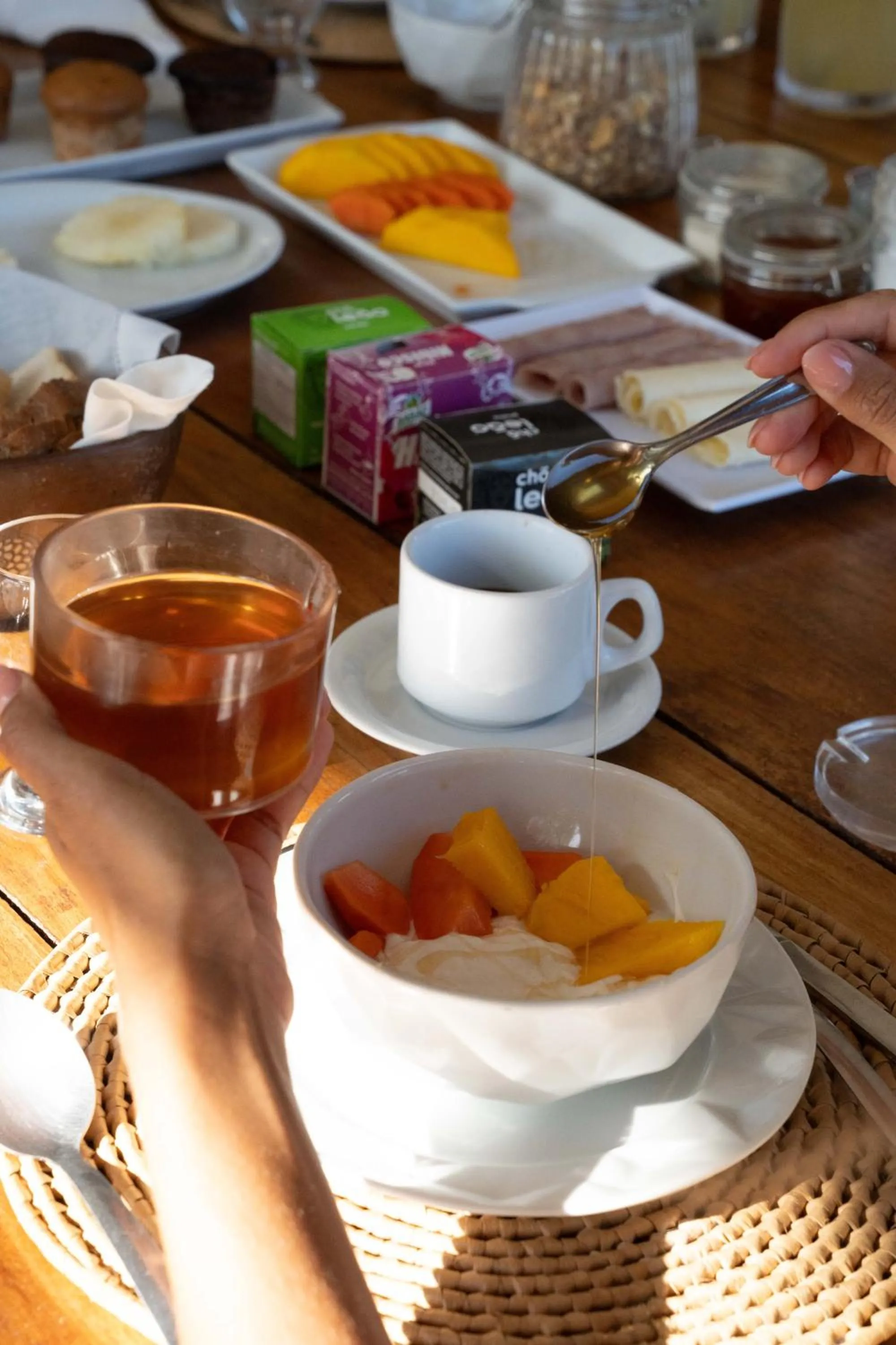 Breakfast in Villa Binn Preá