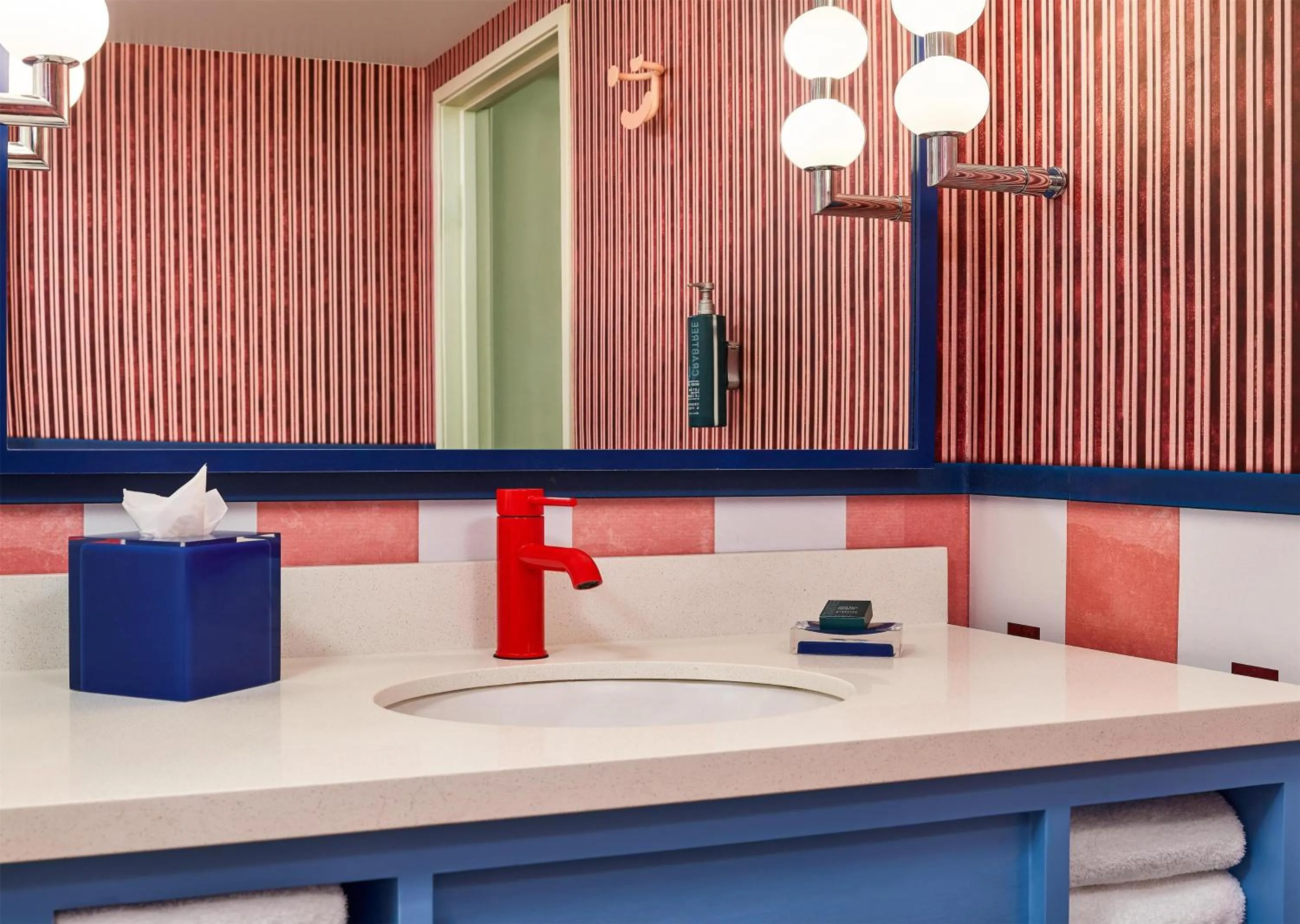 Bathroom in the Curtis Denver - A DoubleTree by Hilton Hotel