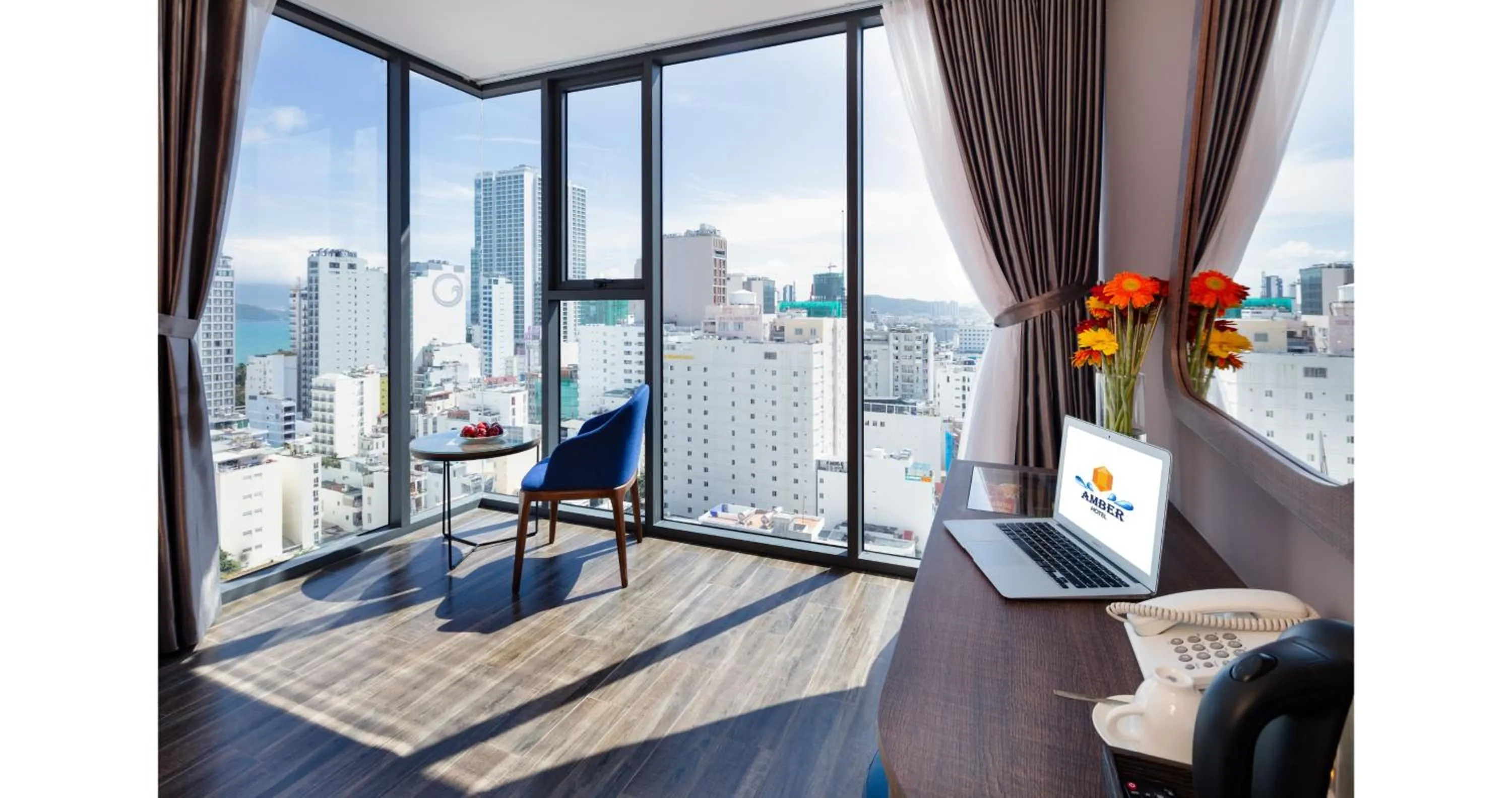 City view in Amber Hotel managed by HT