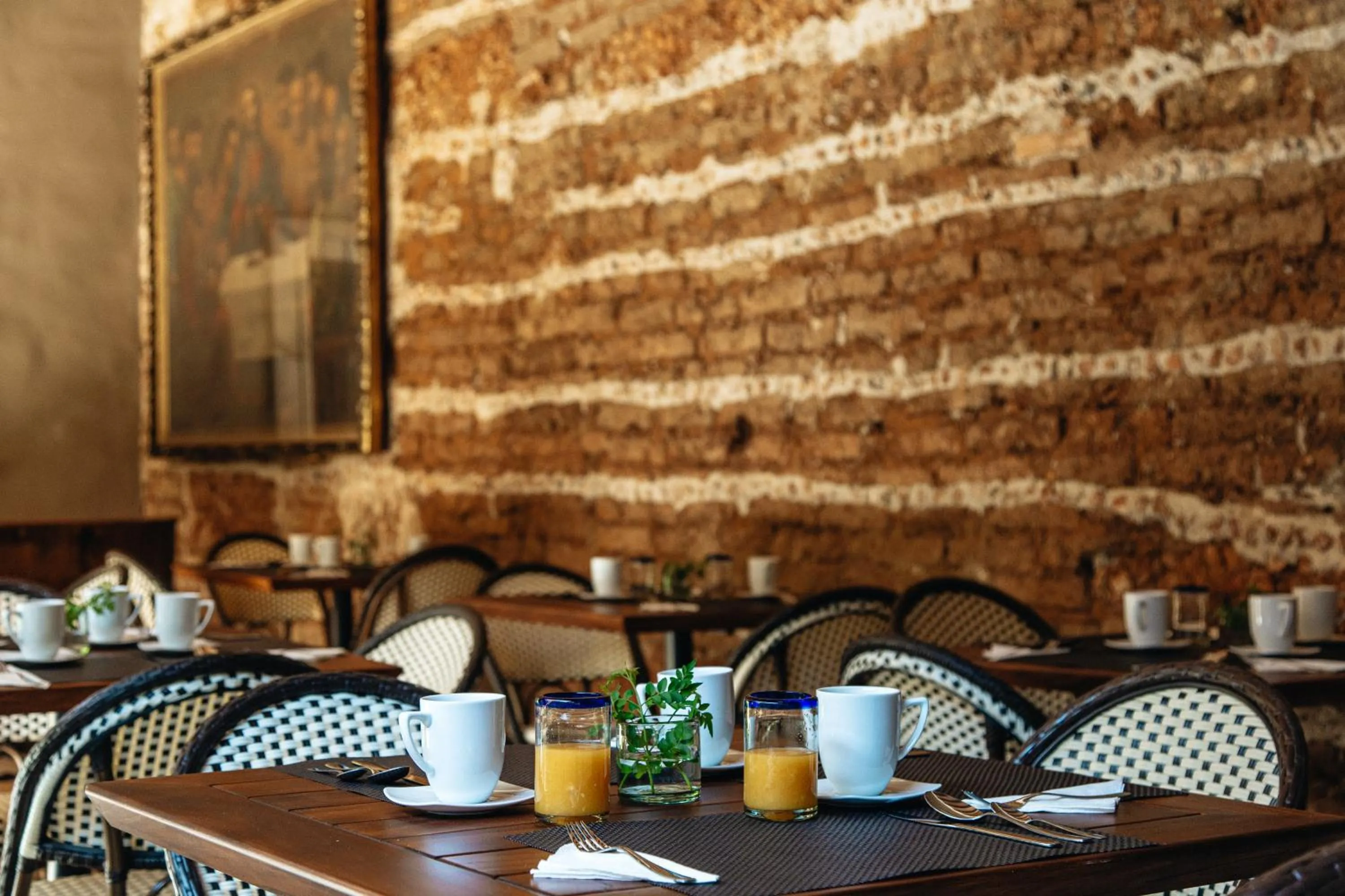 Food and drinks in Doña Francisca Hotel Boutique