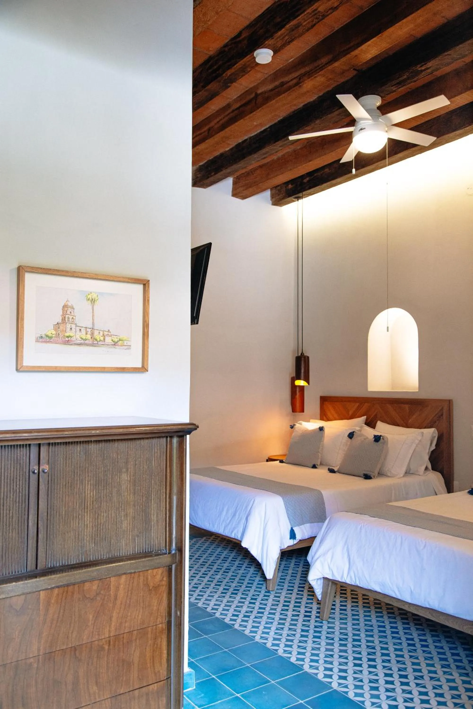 Bed in Doña Francisca Hotel Boutique