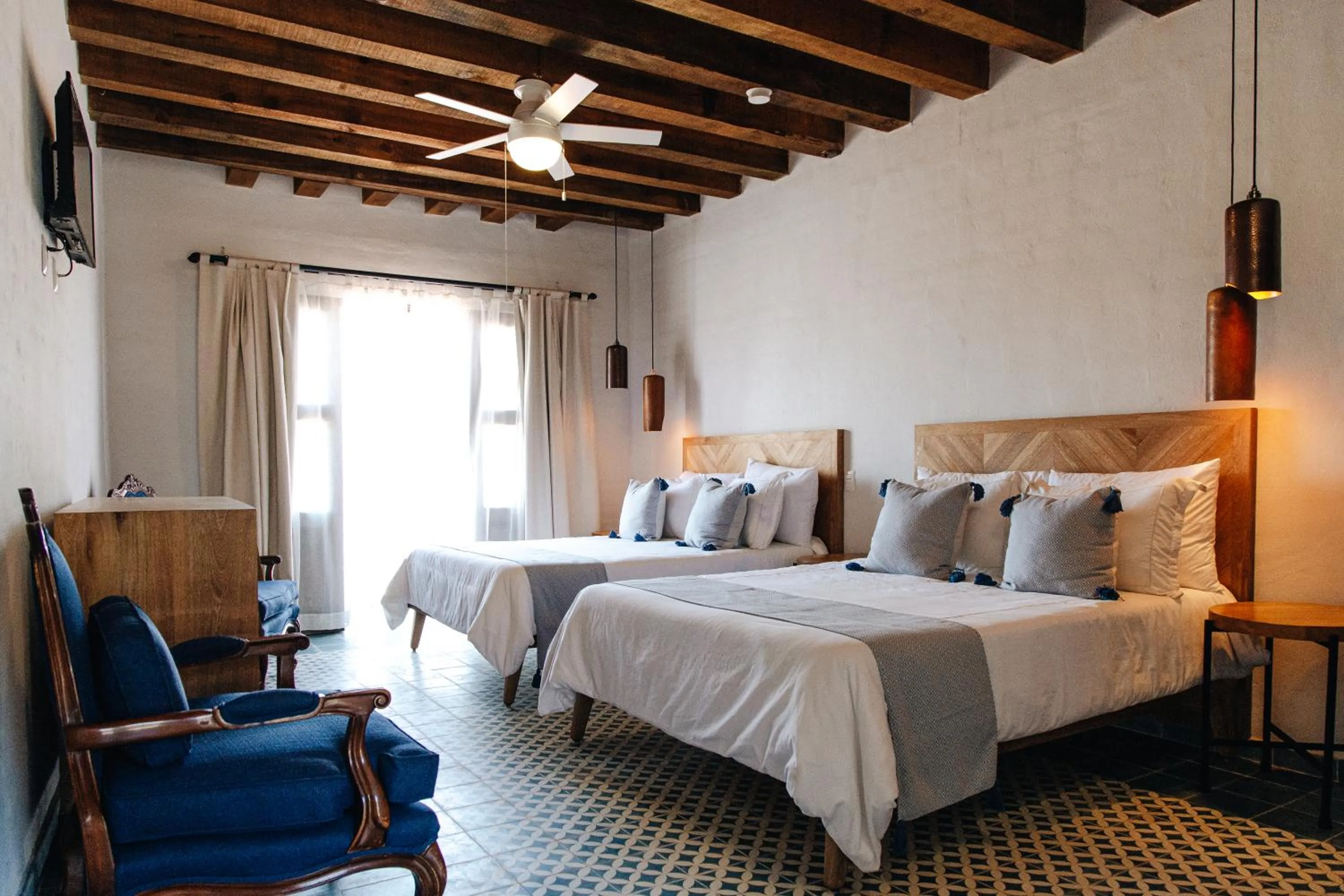 Bed in Doña Francisca Hotel Boutique