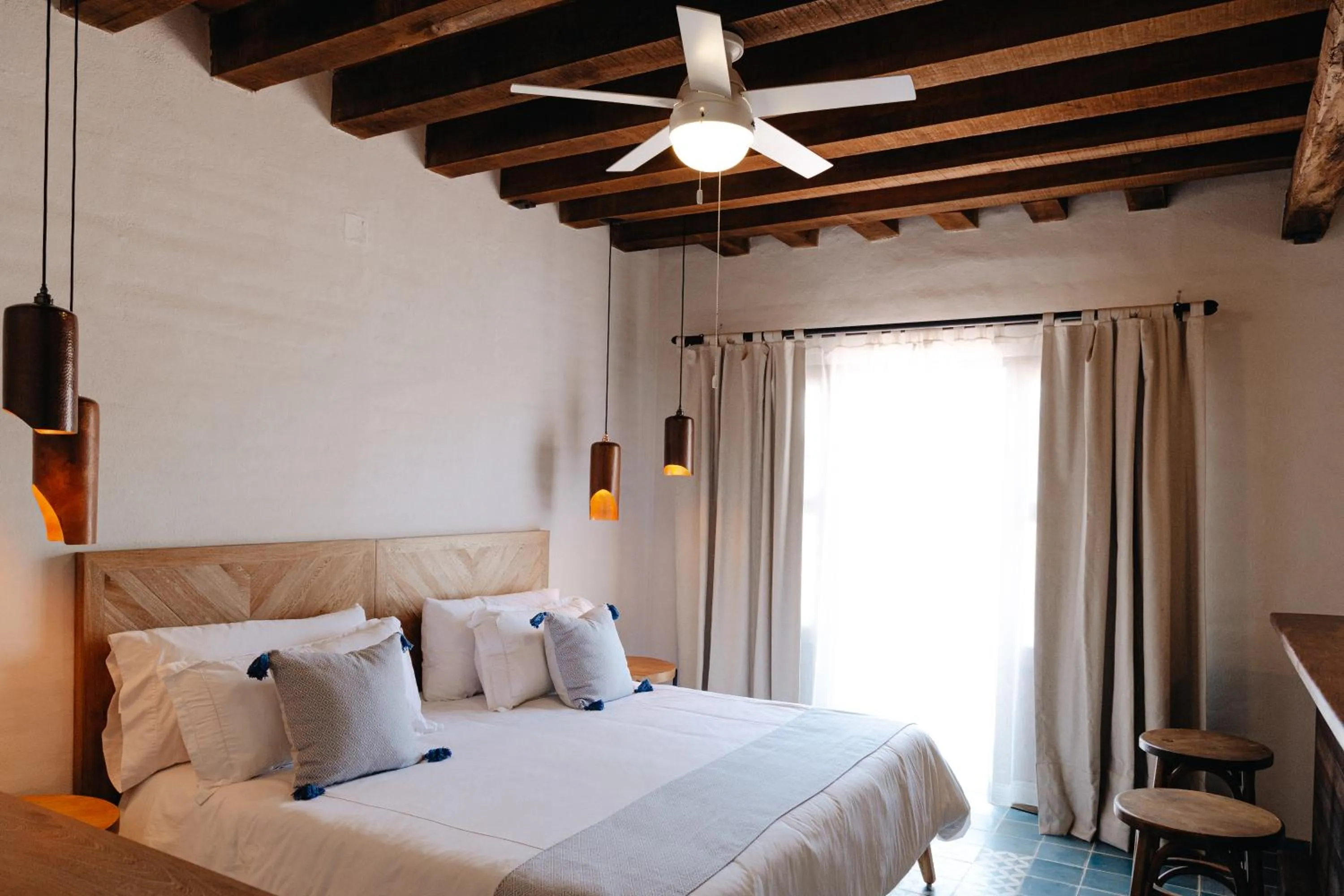 Bed in Doña Francisca Hotel Boutique