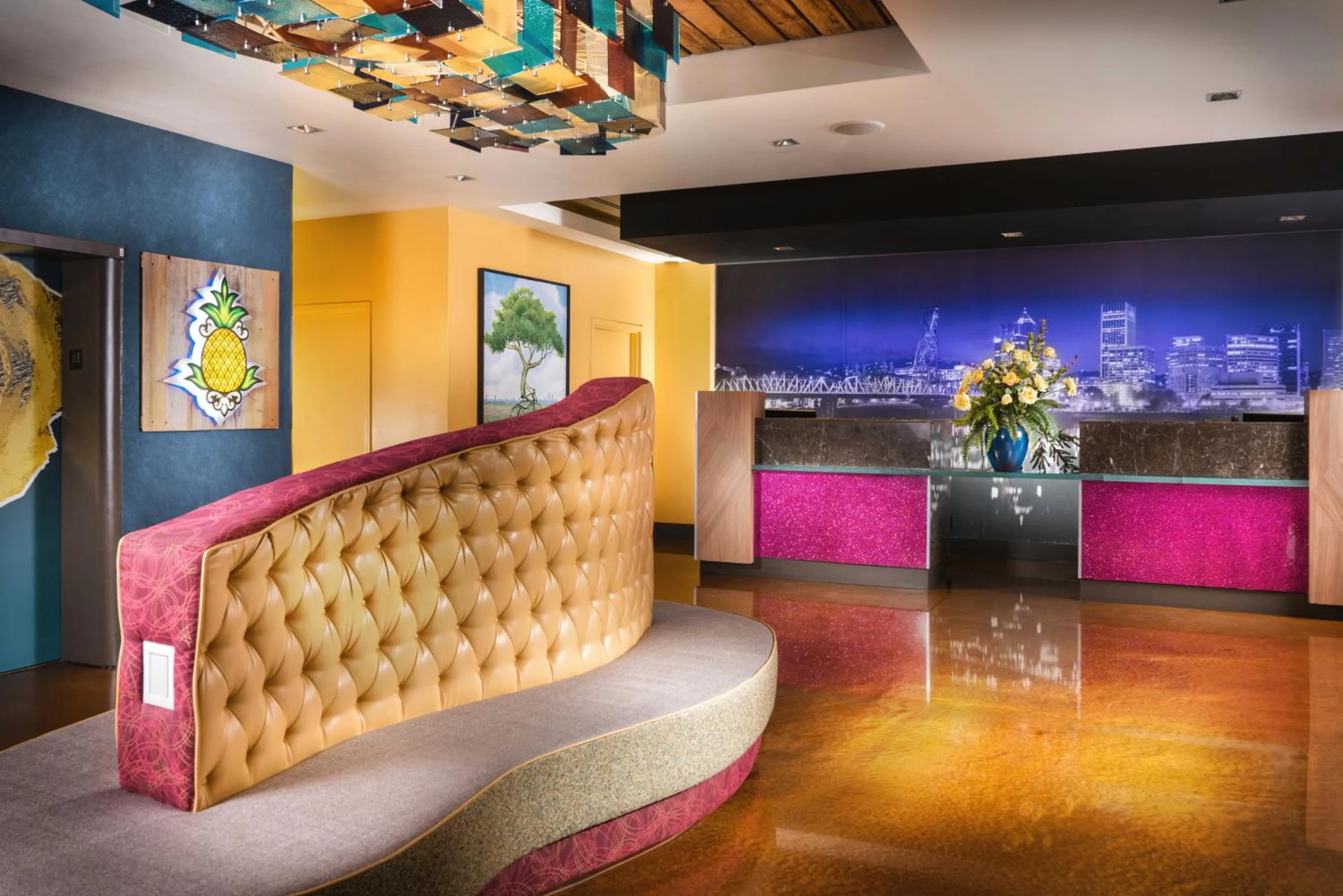 Lobby or reception in Staypineapple, Hotel Rose, Downtown Portland