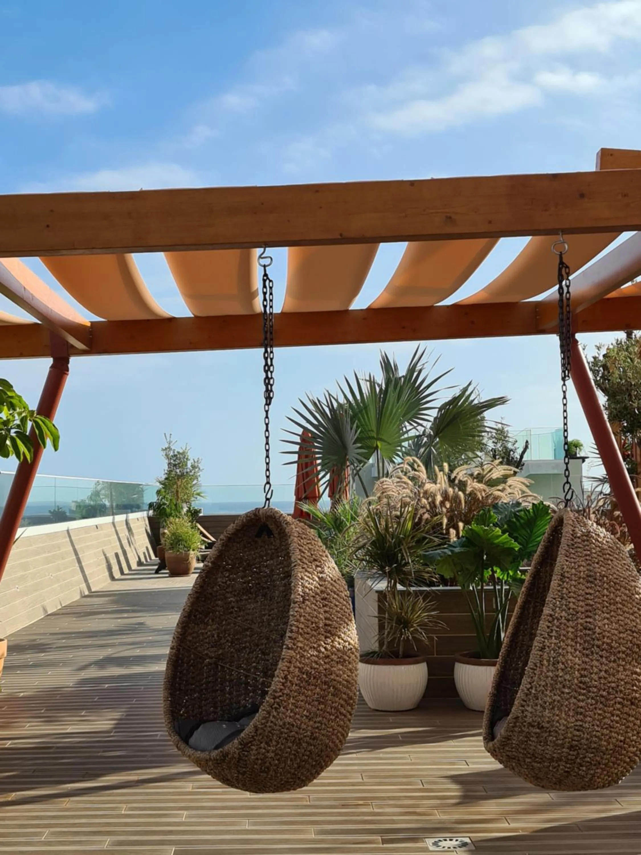 Bird's eye view in Three House Hotel