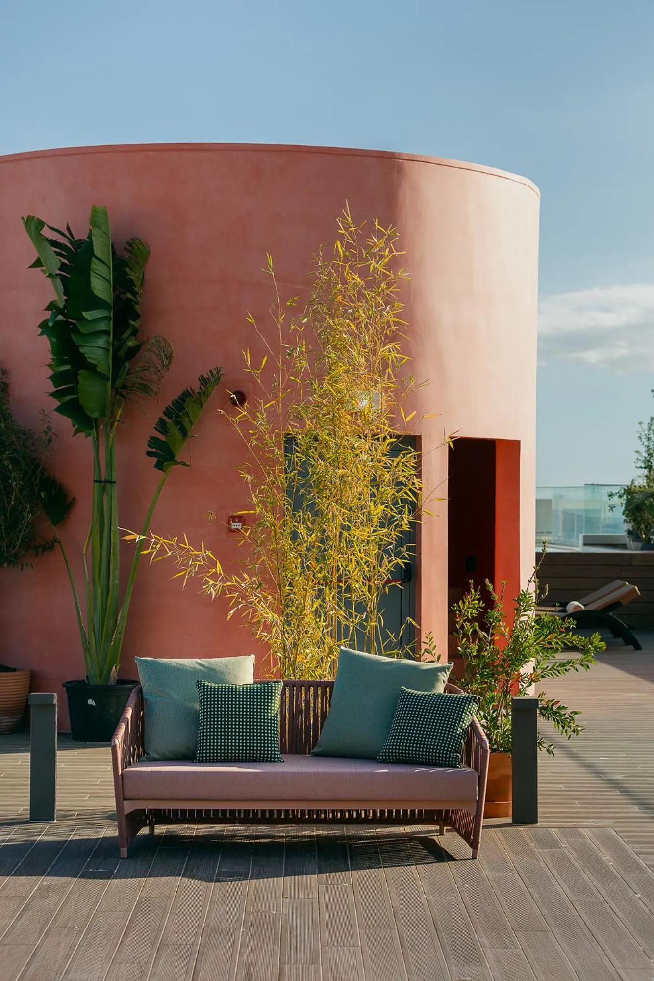 Property building in Three House Hotel