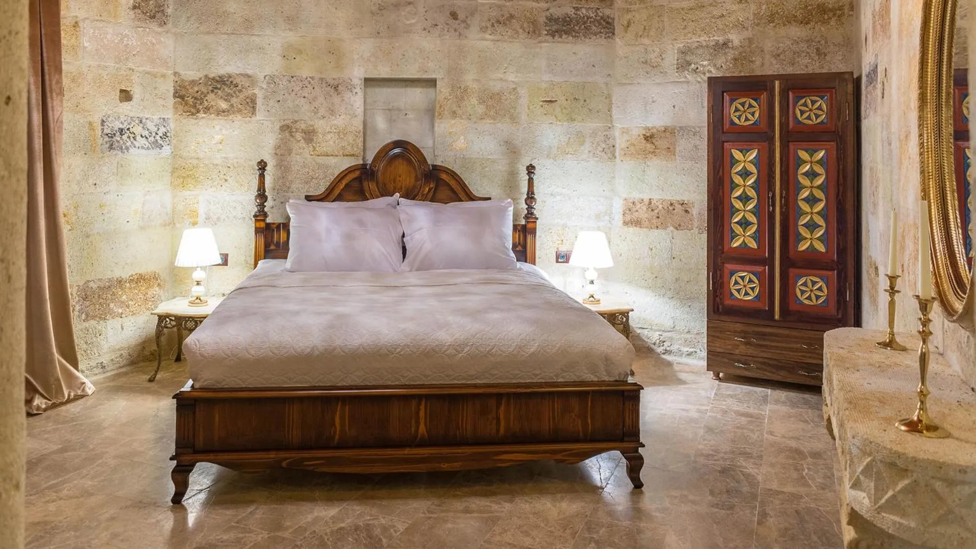 Bed in Zeydem Suites