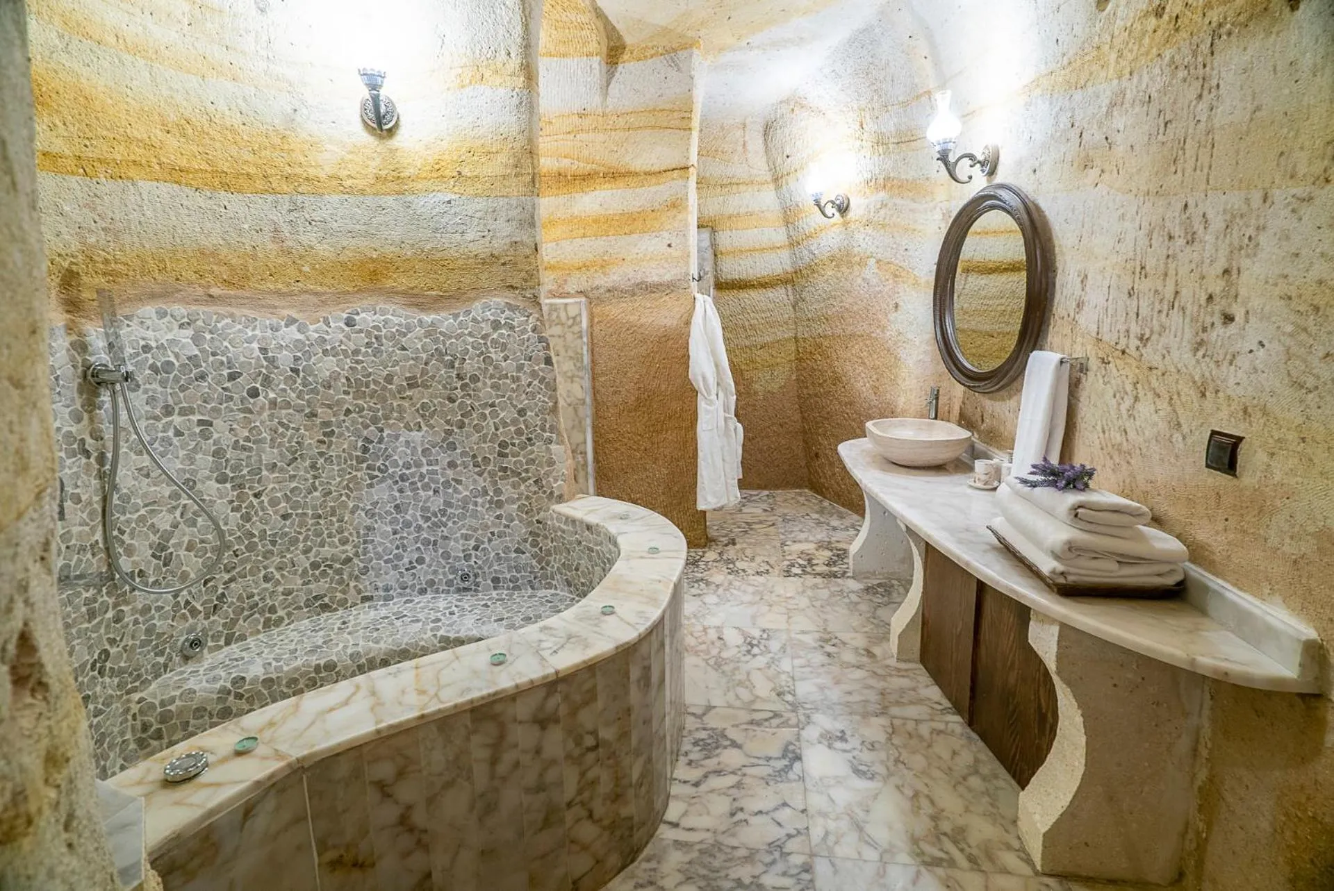 Bathroom in Zeydem Suites