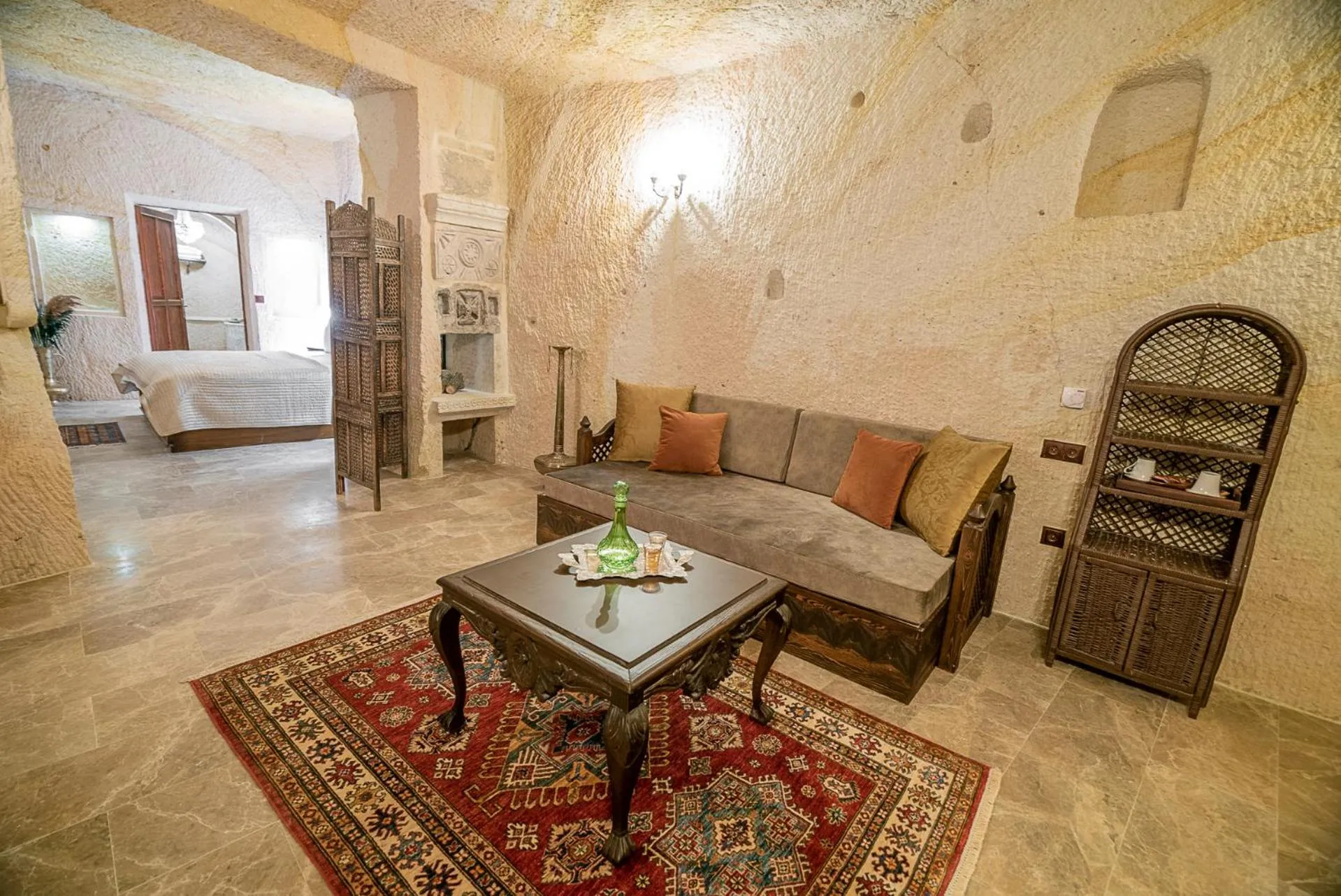 Living room in Zeydem Suites