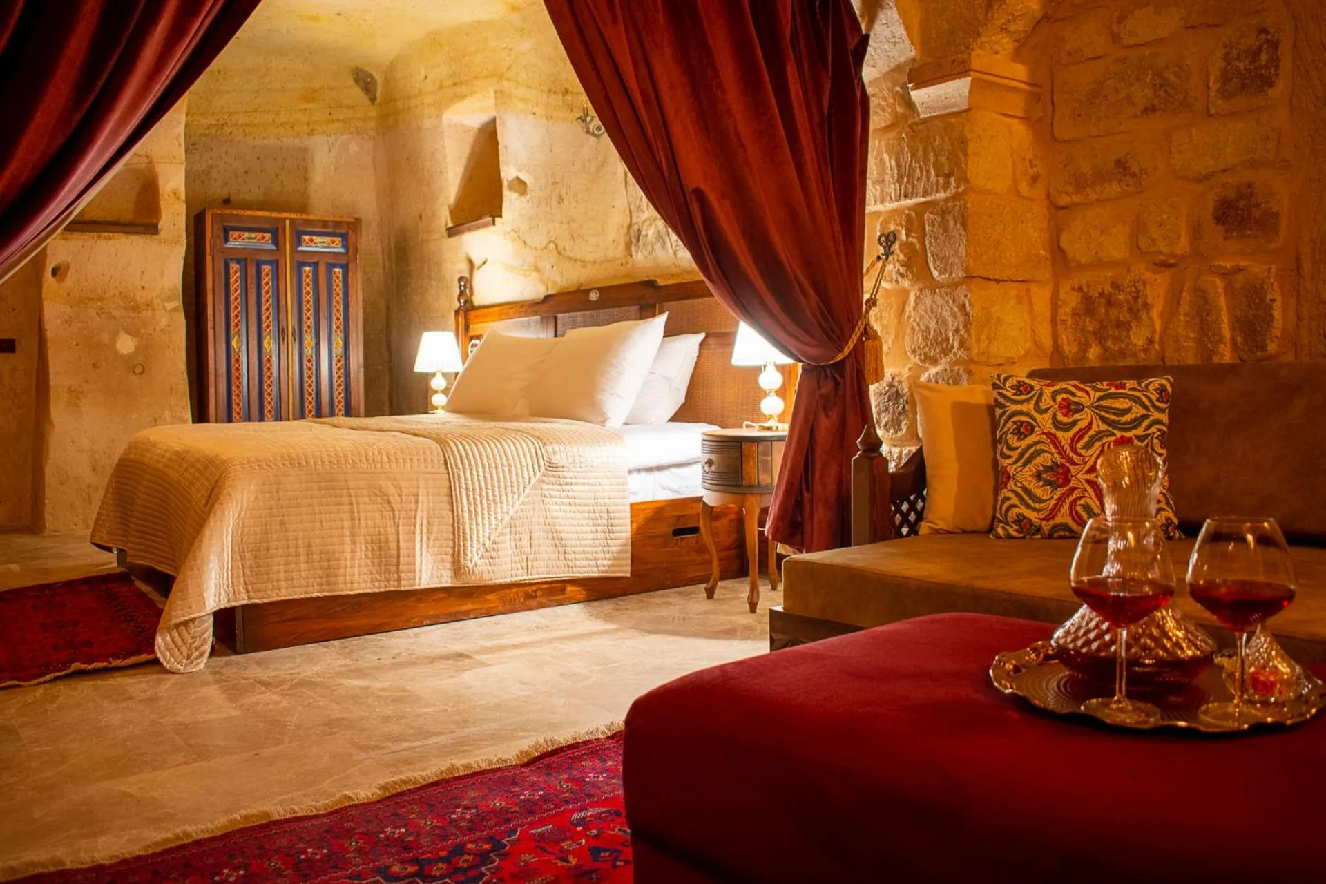 Bed in Zeydem Suites