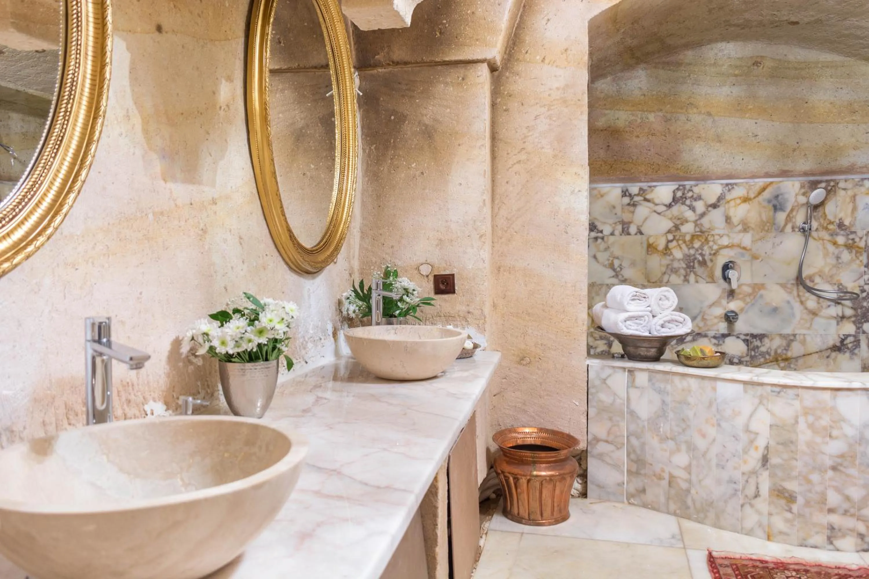 Bathroom in Zeydem Suites