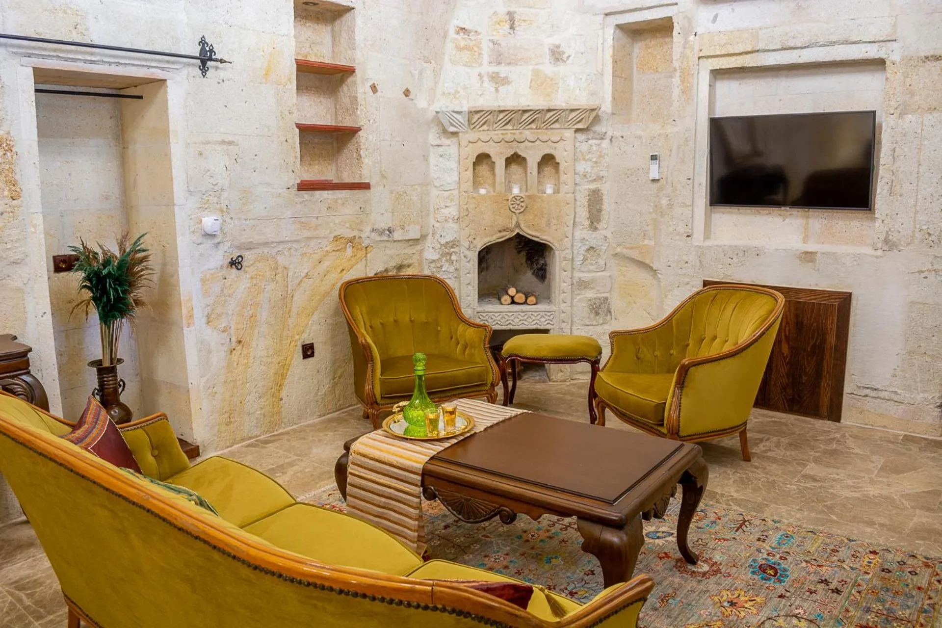 Living room in Zeydem Suites