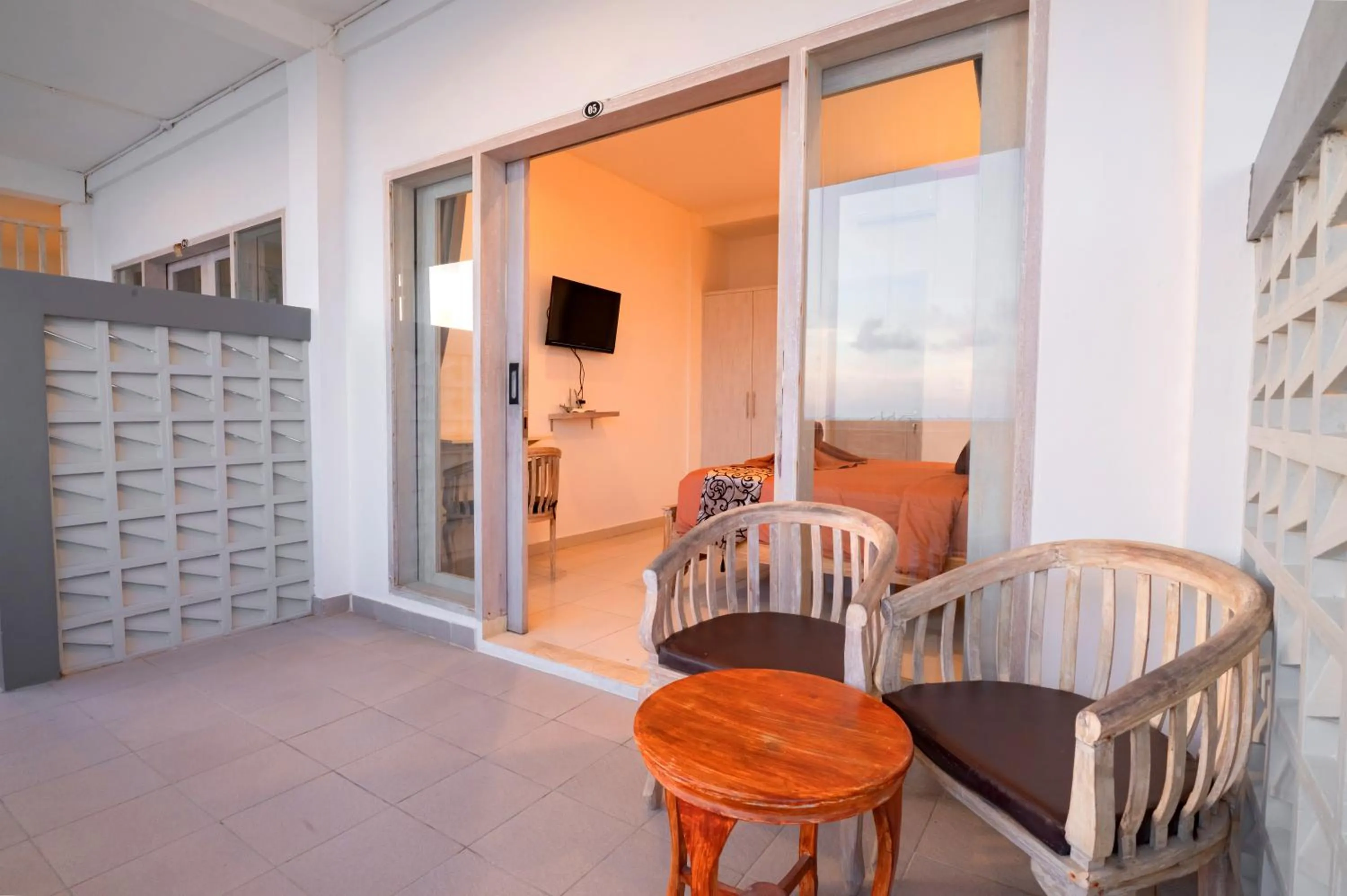 Balcony/Terrace in Sau Bali Beach House Canggu