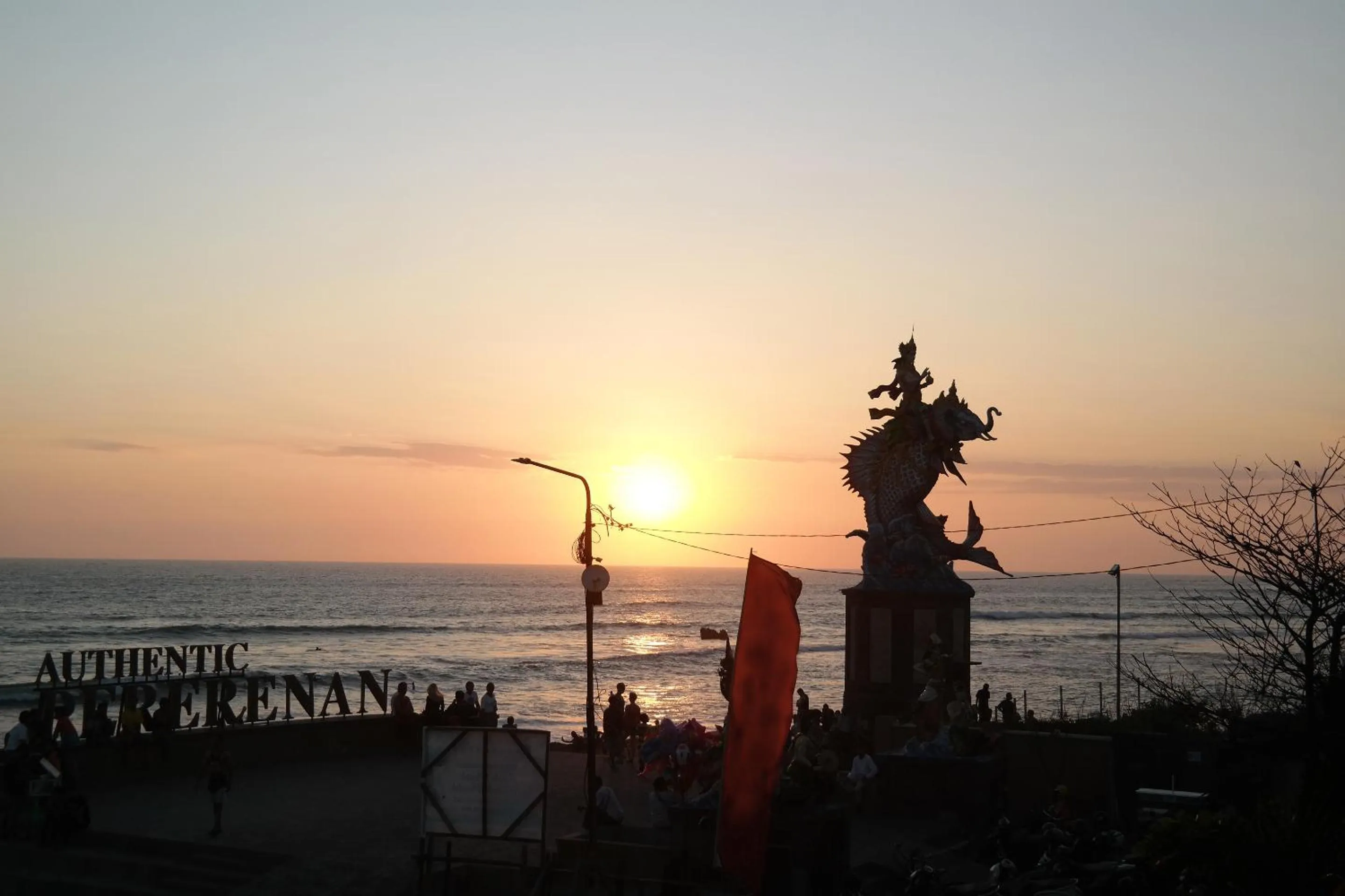 Sunset in Sau Bali Beach House Canggu