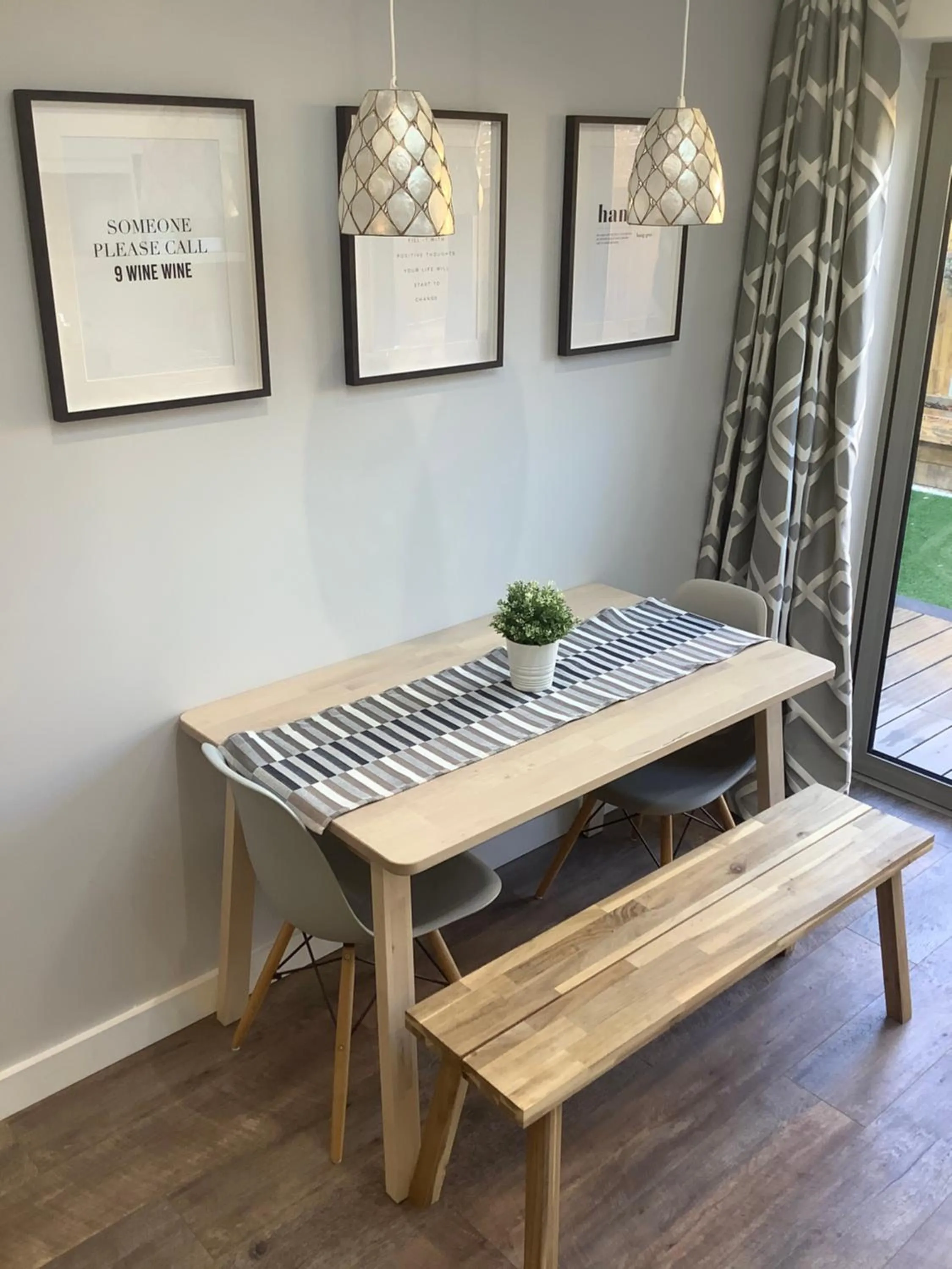 Dining area in Carolyn’s Place