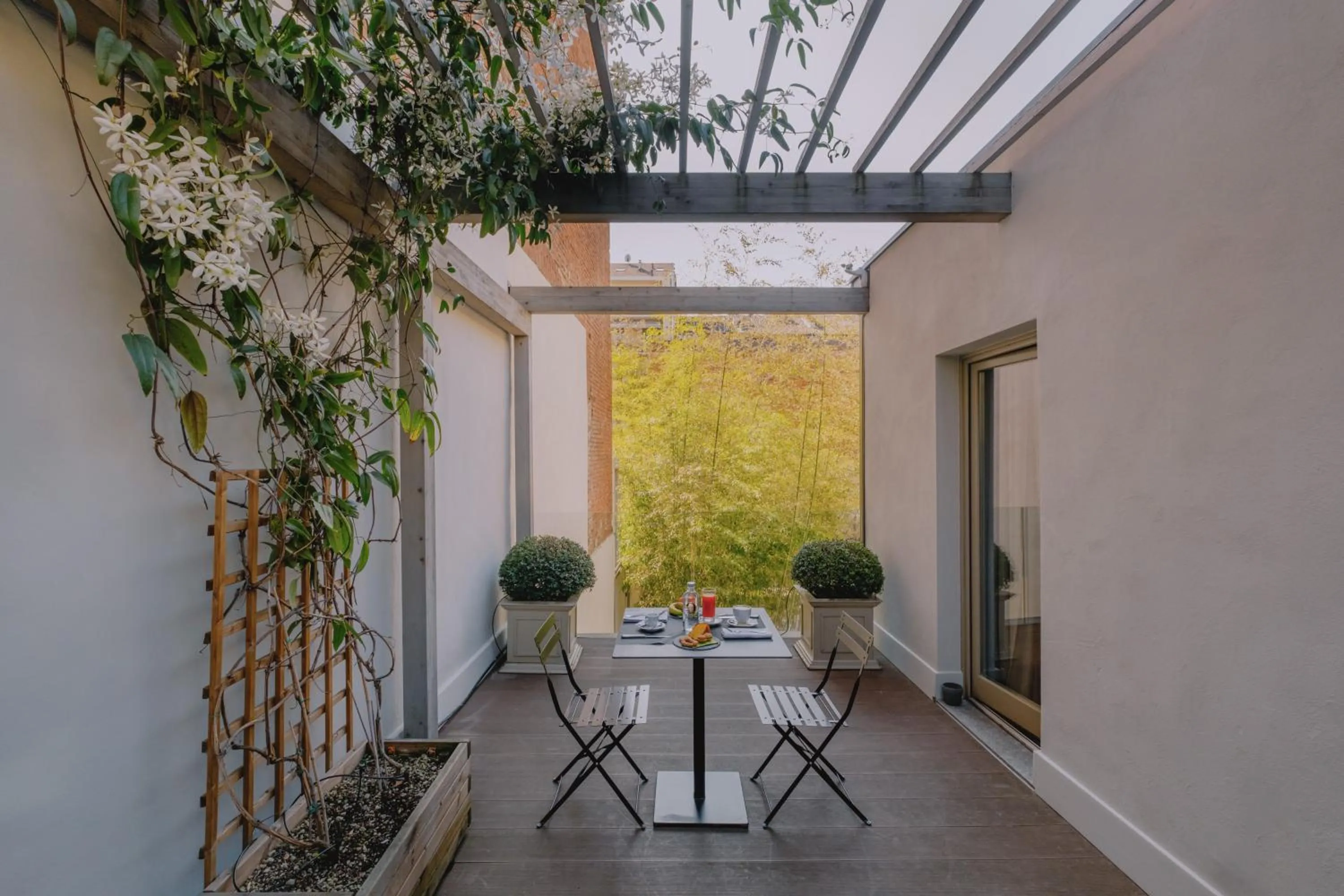 Balcony/Terrace in Opera35 Boutique Hotel