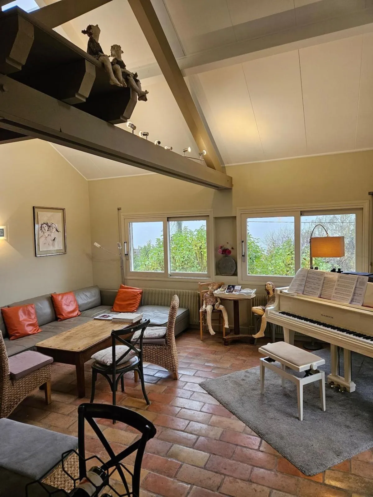 Living room in La Terre d'Or