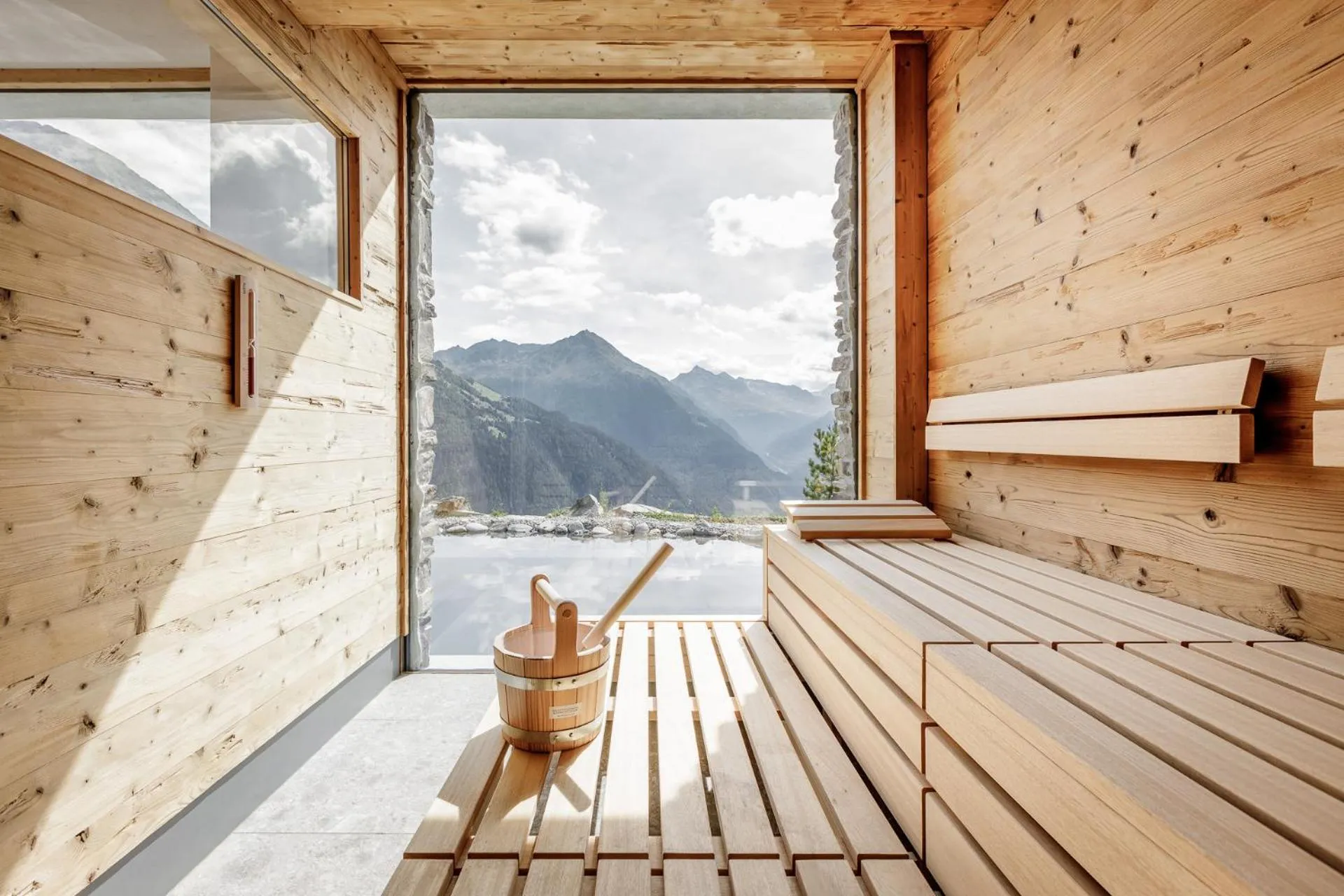 Sauna in Leni Mountain Chalet
