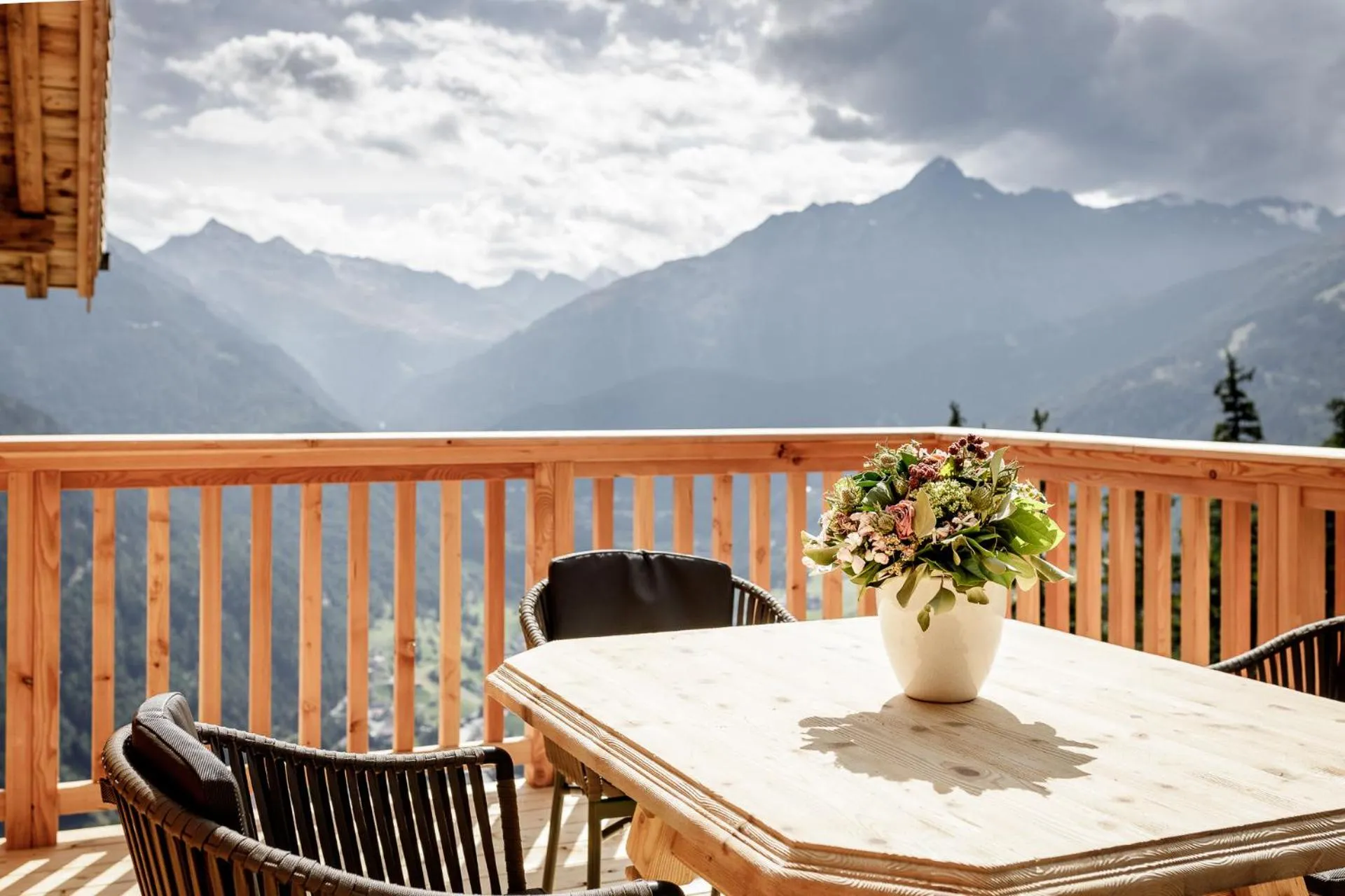 Day in Leni Mountain Chalet